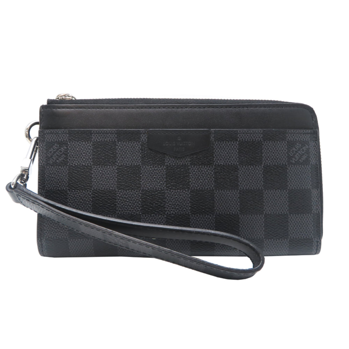 Louis Vuitton Black Damier Graphite Long Wallet (Bi-Fold) (Pre-Owned)