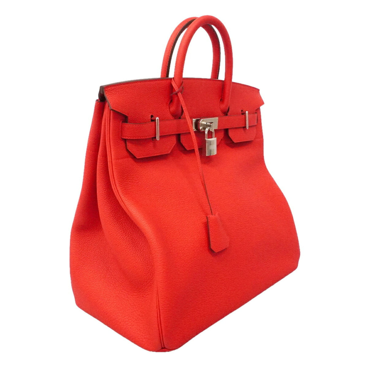 Hermes Red Color Togo Leather Handbag (Pre-Owned)