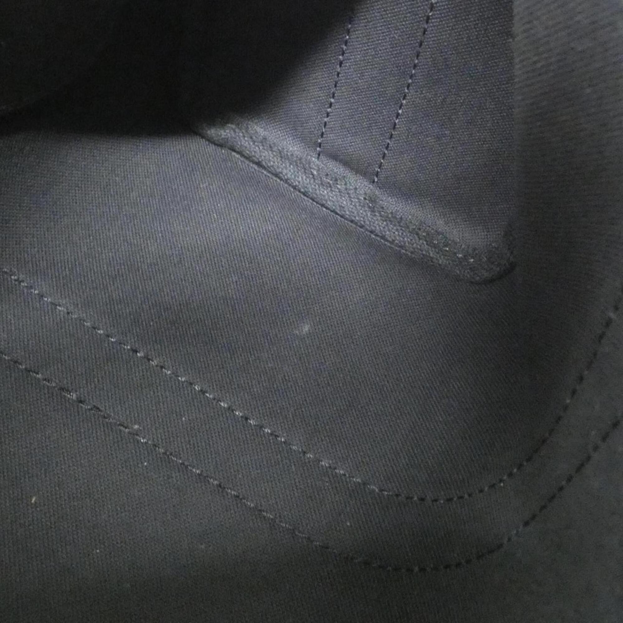 Louis Vuitton Black Gris Coated Canvas Boston Bag (Pre-Owned)