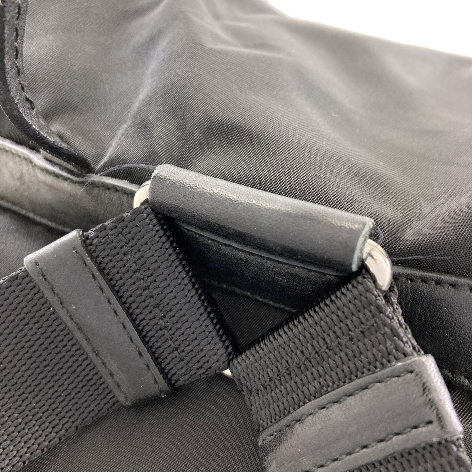 Prada Black Nylon Backpack (Pre-Owned)