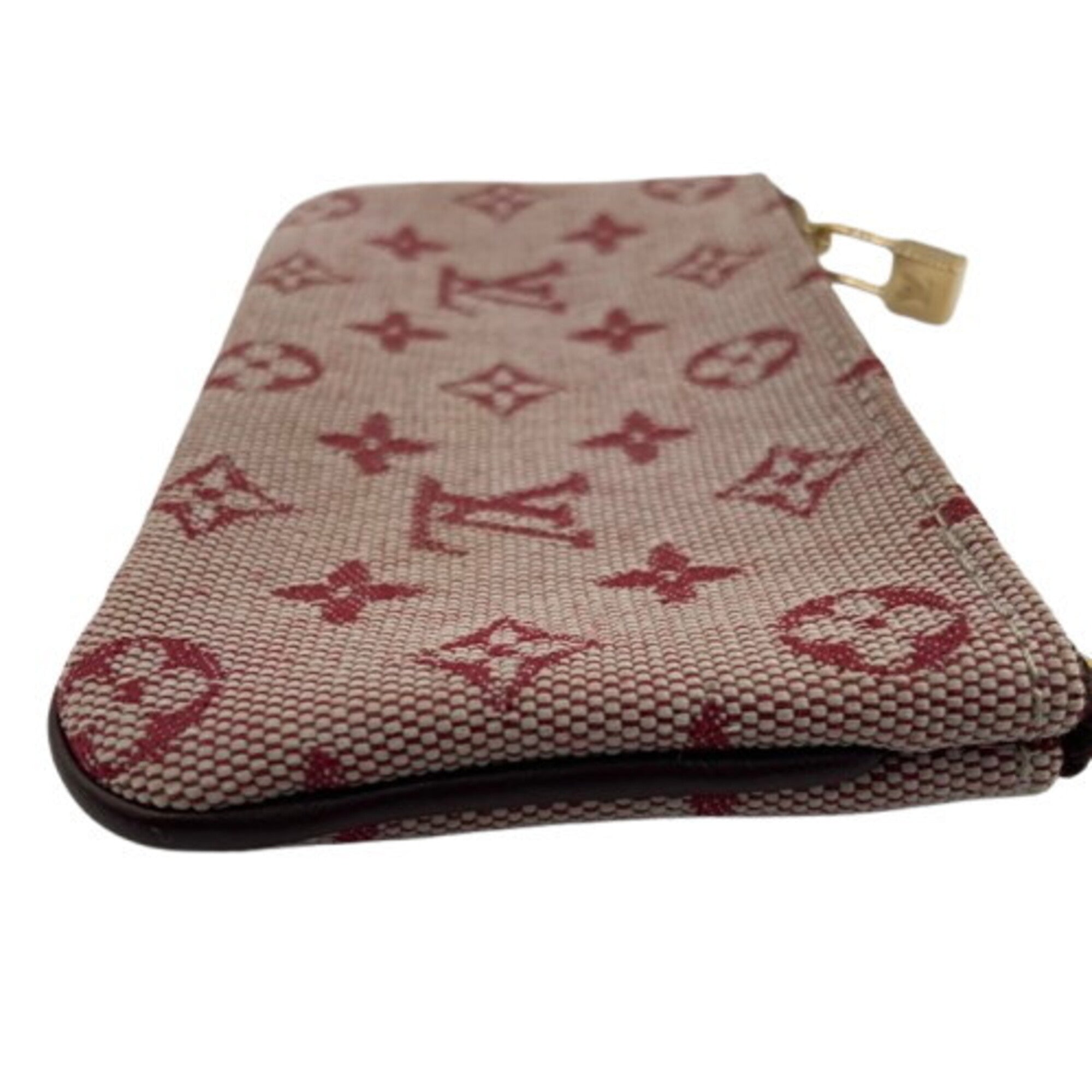 Louis Vuitton Monogram Mini Pink Canvas Coin Purse/Coin Case (Pre-Owned)