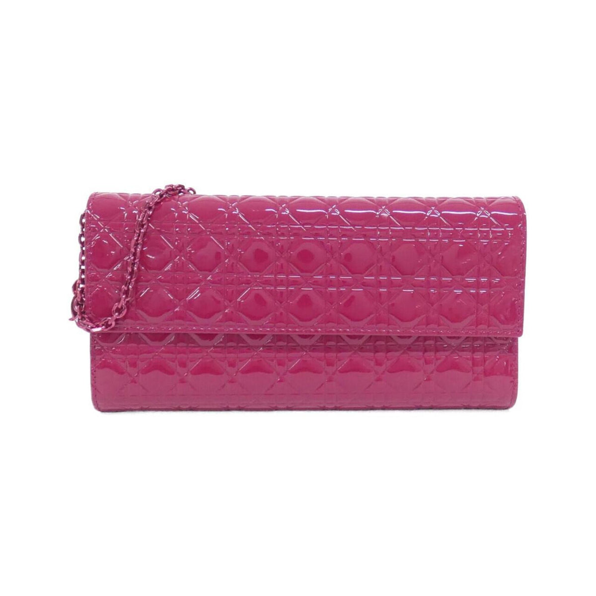 Christian Dior Pink Chain/Shoulder Wallet (Pre-Owned)