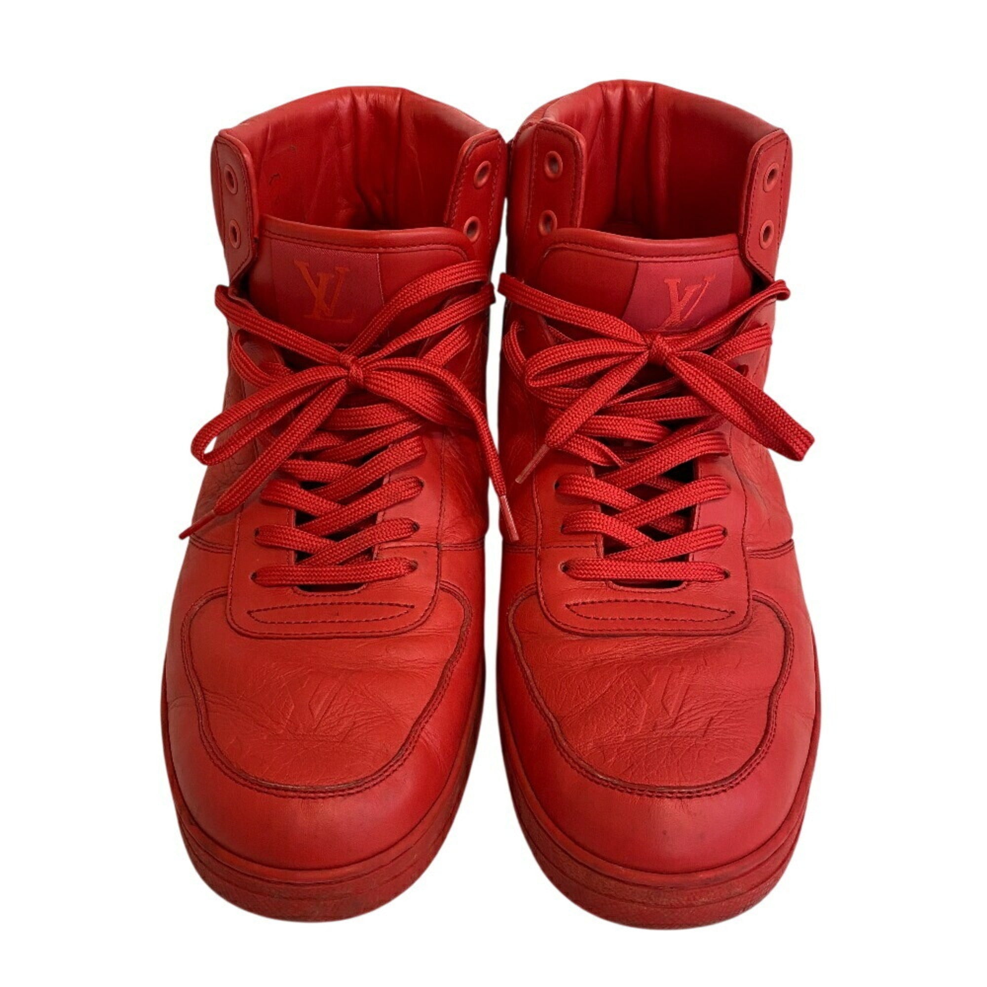 Louis Vuitton Red Color Sneakers (Pre-Owned)