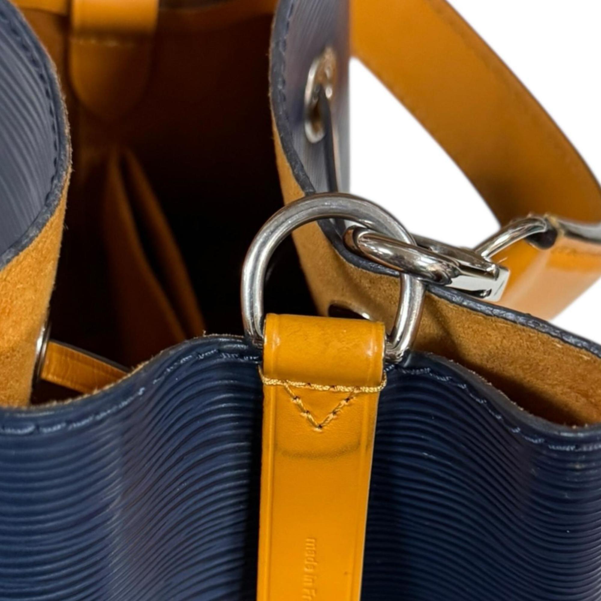 Louis Vuitton Epi Navy Orange Epi Leather Shoulder Bag (Pre-Owned)