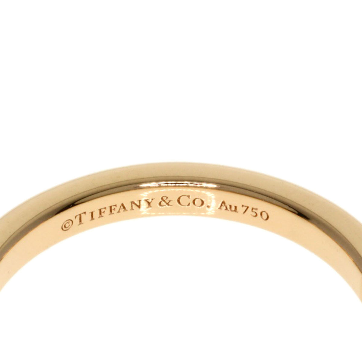 Tiffany Pink Gold (18K) Band Ring (Pre-Owned)