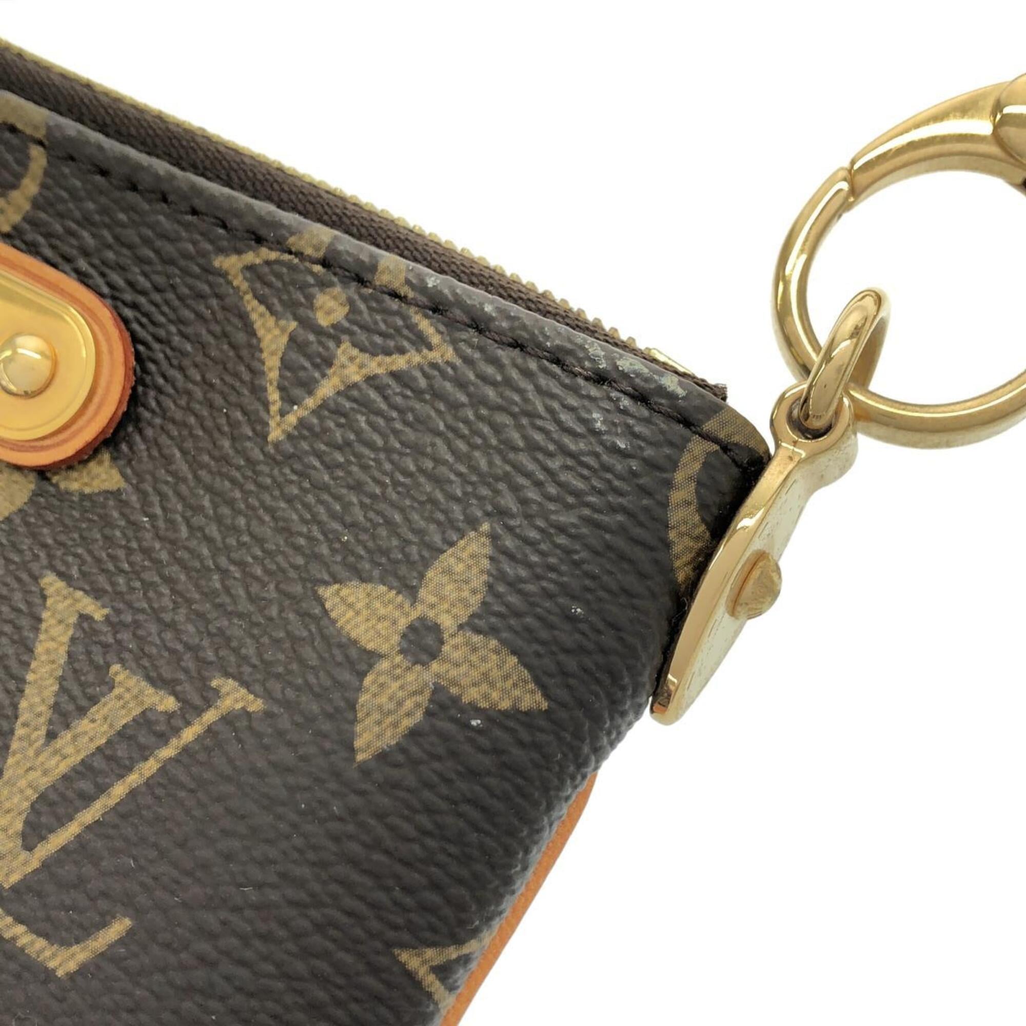 Louis Vuitton Brown Coated Canvas Pochette Pouch (Pre-Owned)