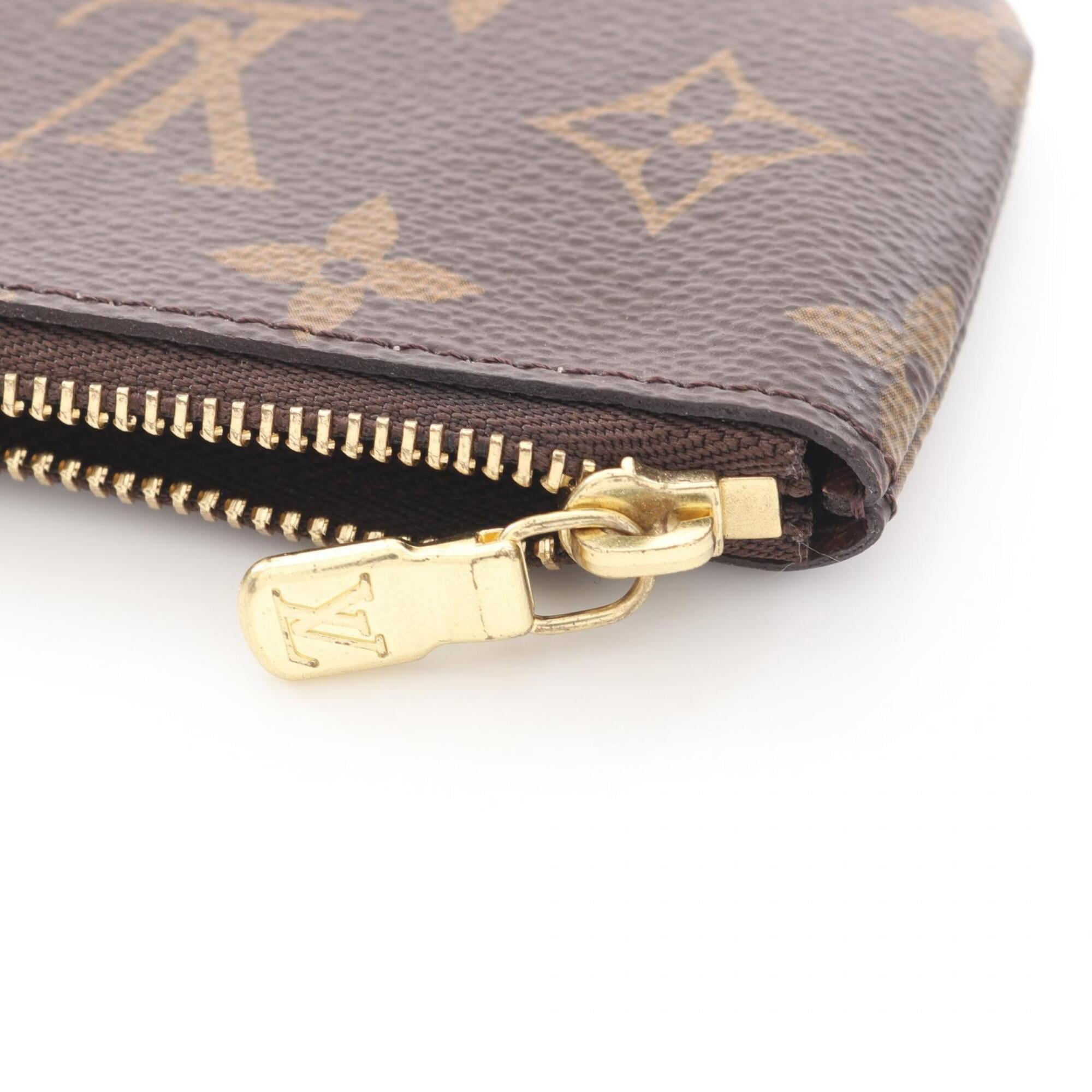 Louis Vuitton Brown Pvc Coin Purse/Coin Case (Pre-Owned)