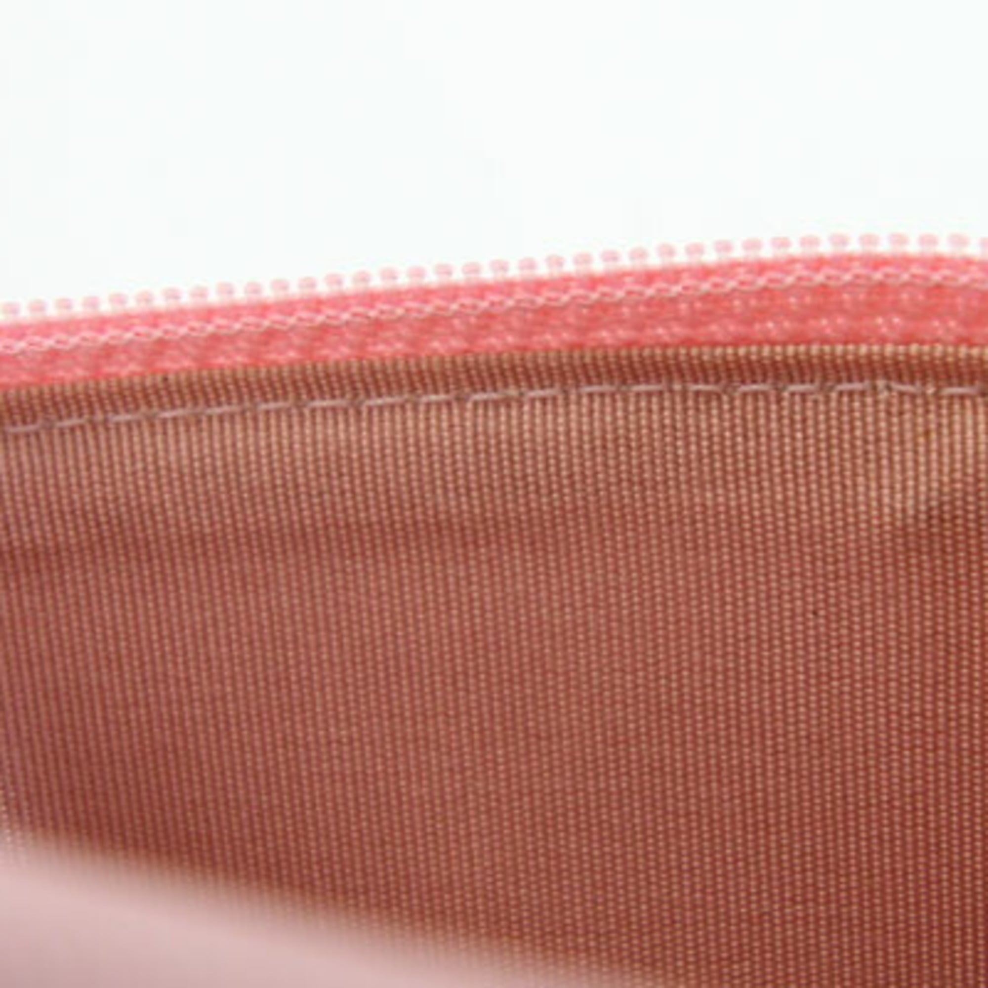 Chanel Pink Leather Wallet (Tri-Fold) (Pre-Owned)