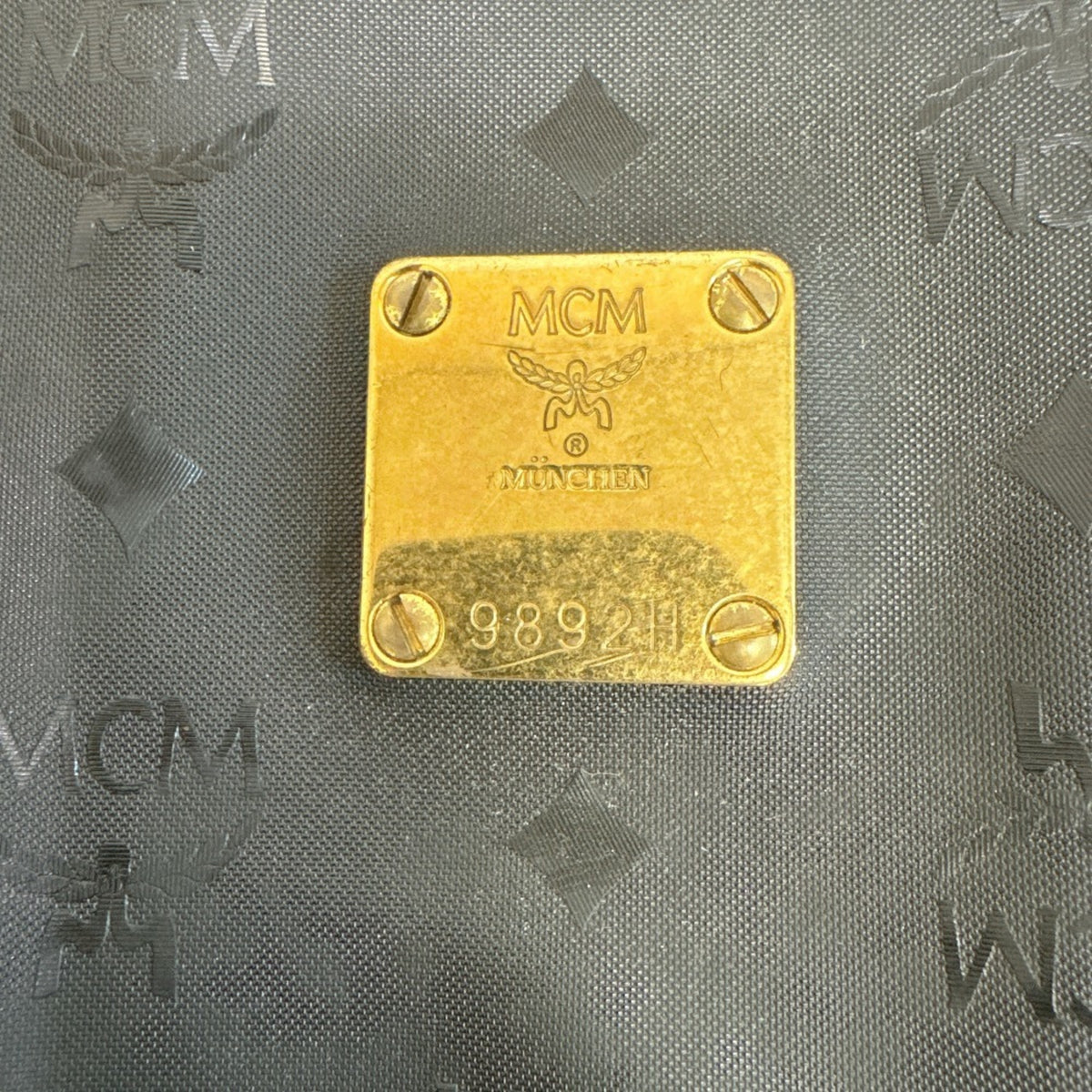 Mcm Gold Leather Tote Bag (Pre-Owned)