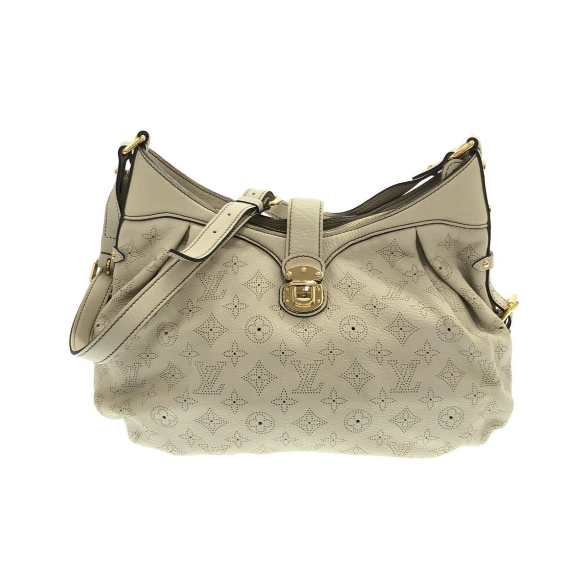 Louis Vuitton Gris Leather Shoulder Bag (Pre-Owned)