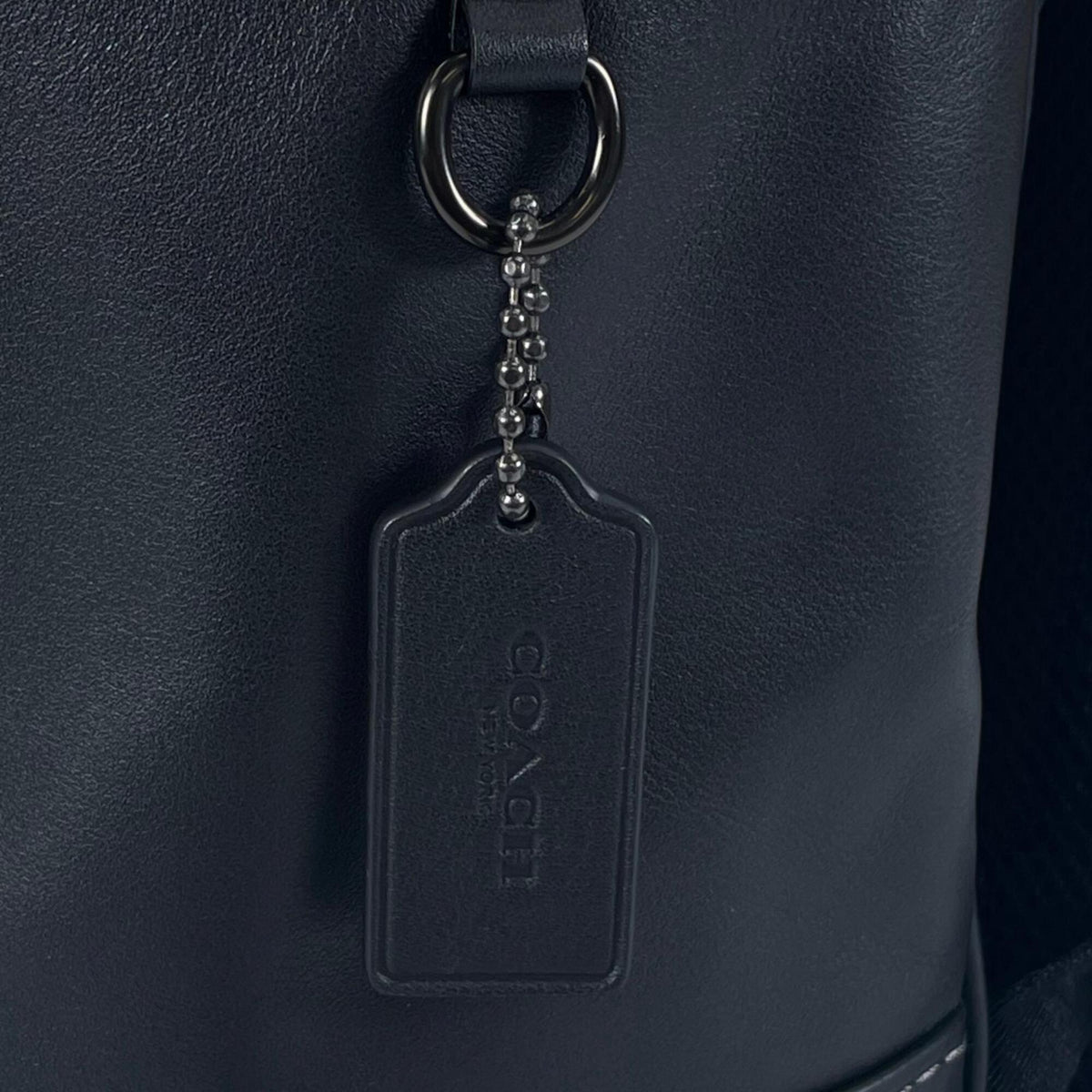 Coach Black Leather Backpack (Pre-Owned)