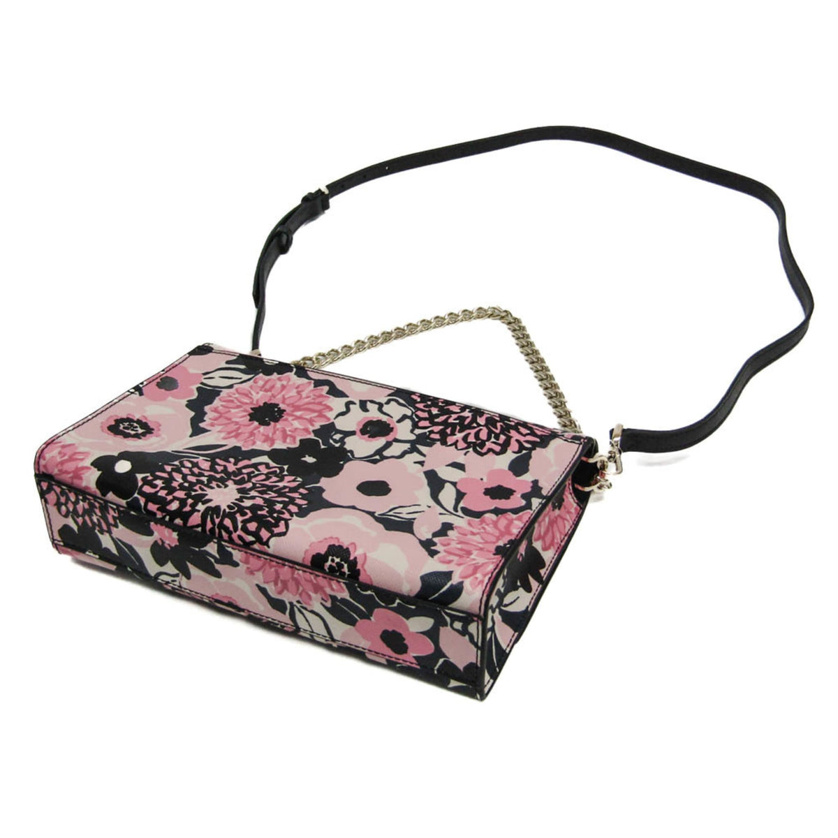 Kate Spade Black Pink Pvc Handbag Shoulder Bag (Pre-Owned)