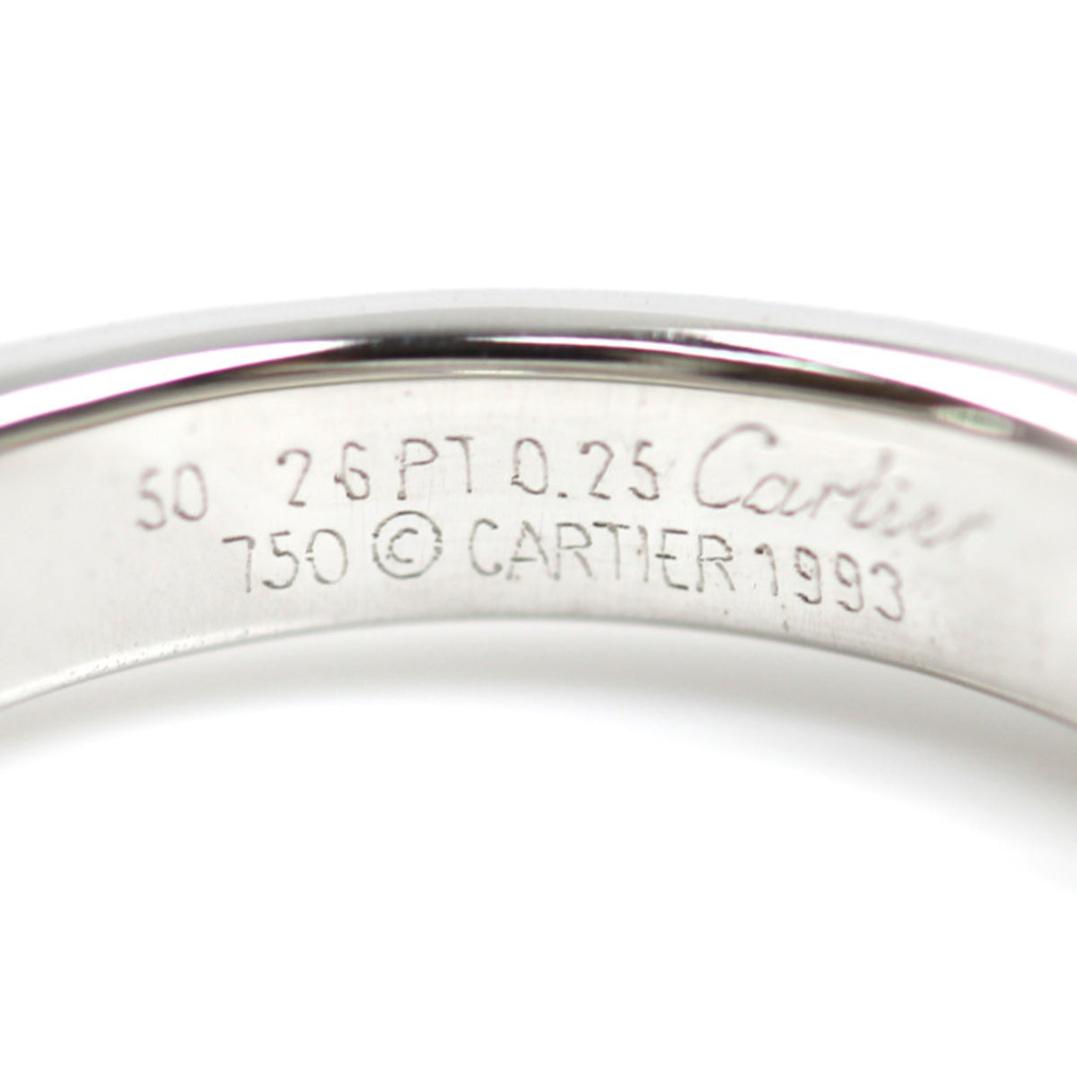 Cartier White Gold (18K) Band Ring (Pre-Owned)