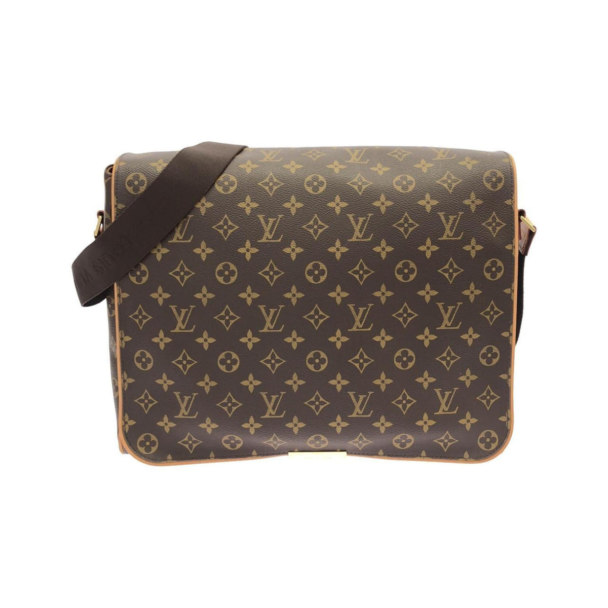 Louis Vuitton Marron Coated Canvas Shoulder Bag (Pre-Owned)