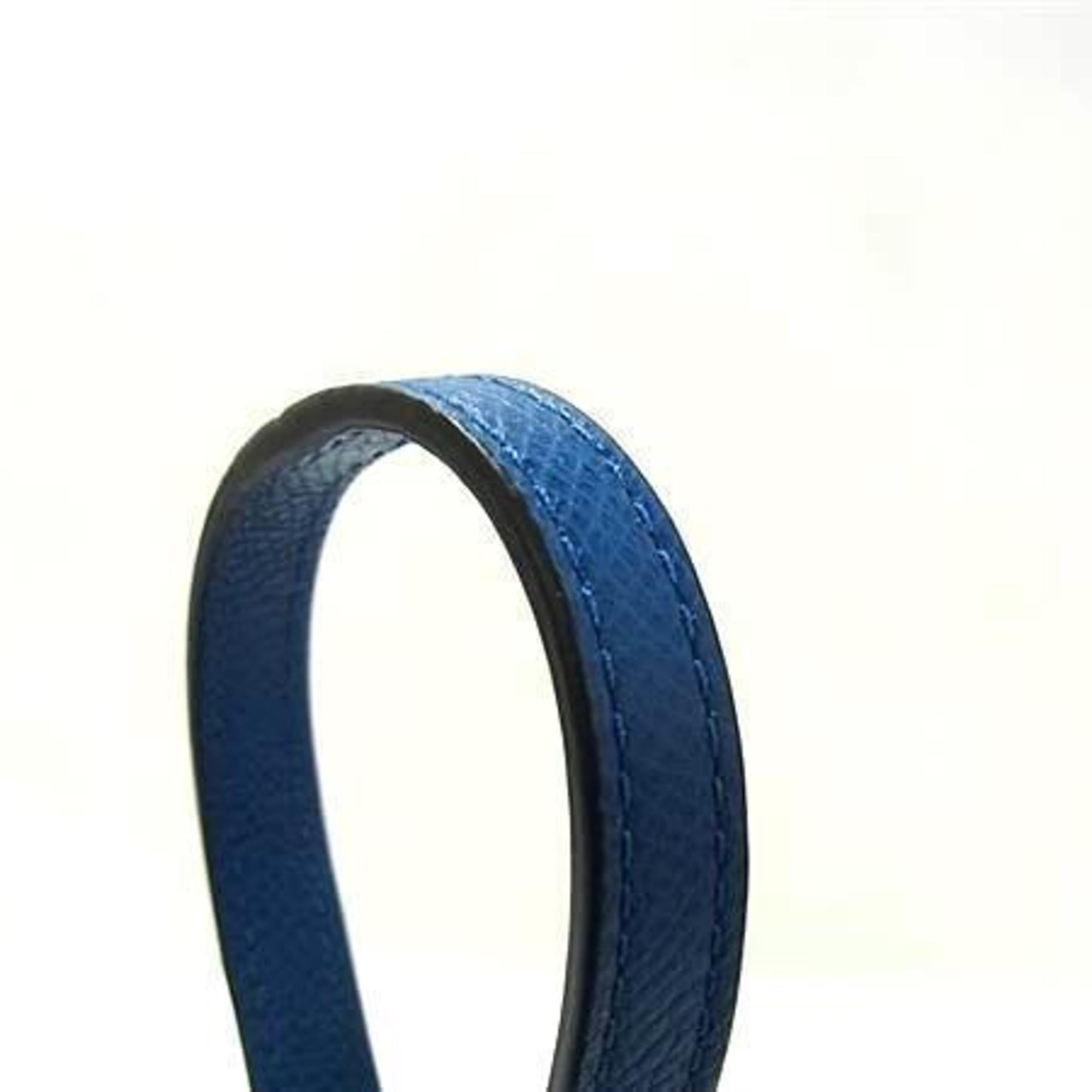 Coach Blue Leather Handbag Shoulder Bag Tote Bag (Pre-Owned)