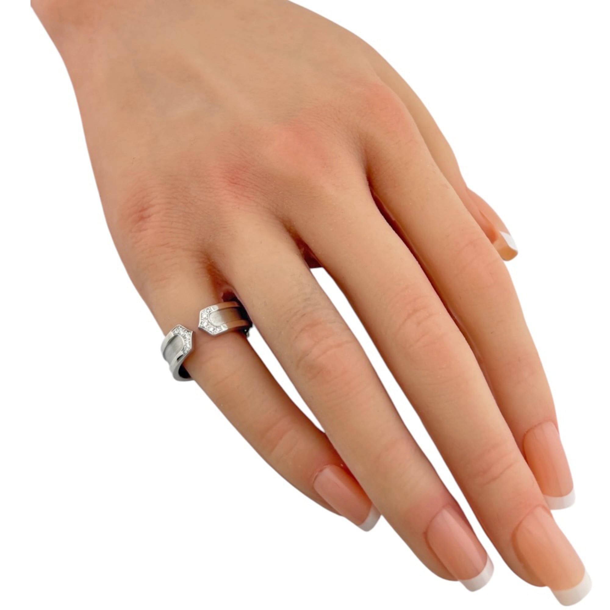 Cartier Silver White Gold (18K) Band Ring (Pre-Owned)