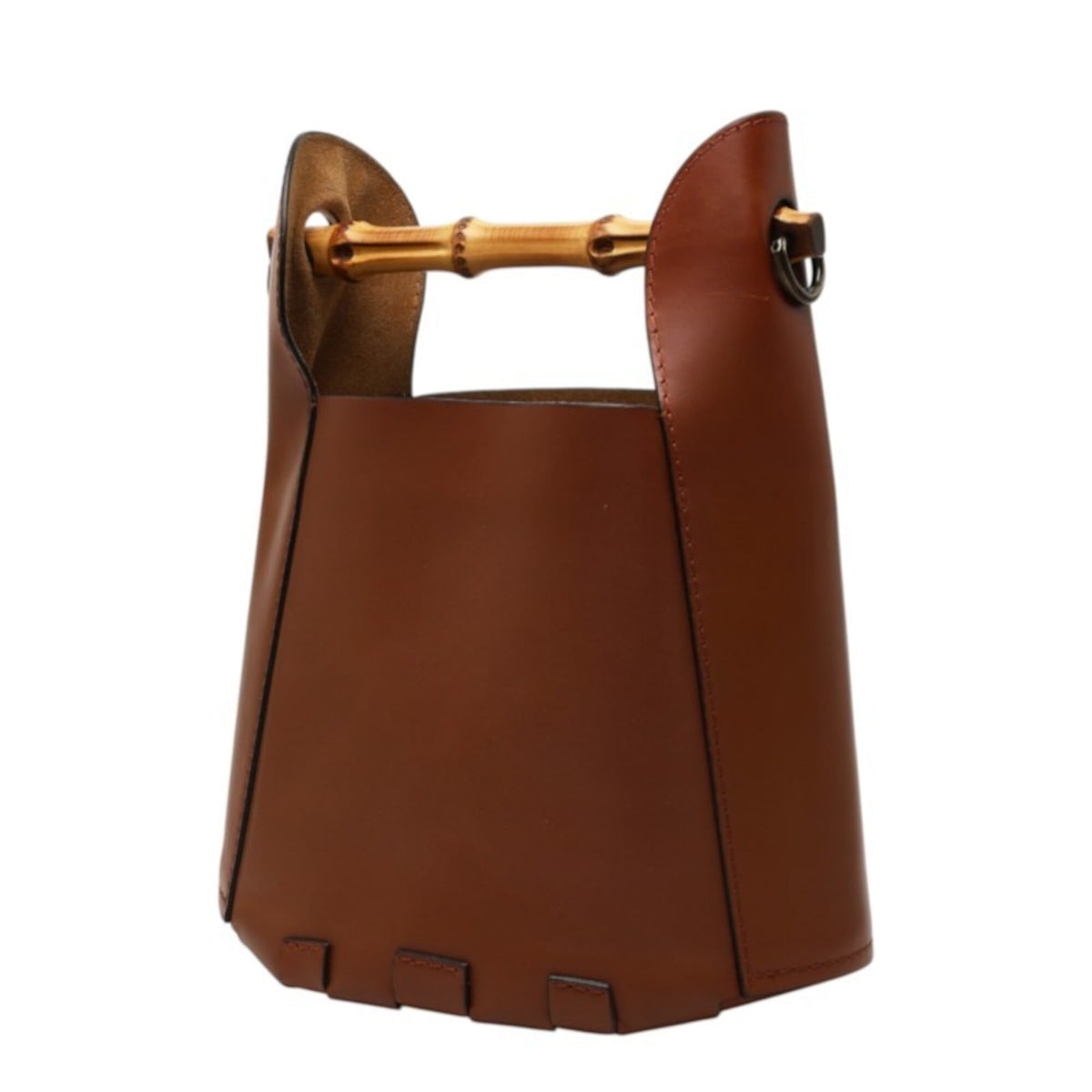 Loewe Brown Leather Handbag Shoulder Bag (Pre-Owned)