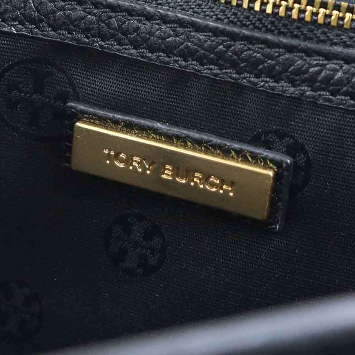 Tory Burch Black Leather Shoulder Bag (Pre-Owned)