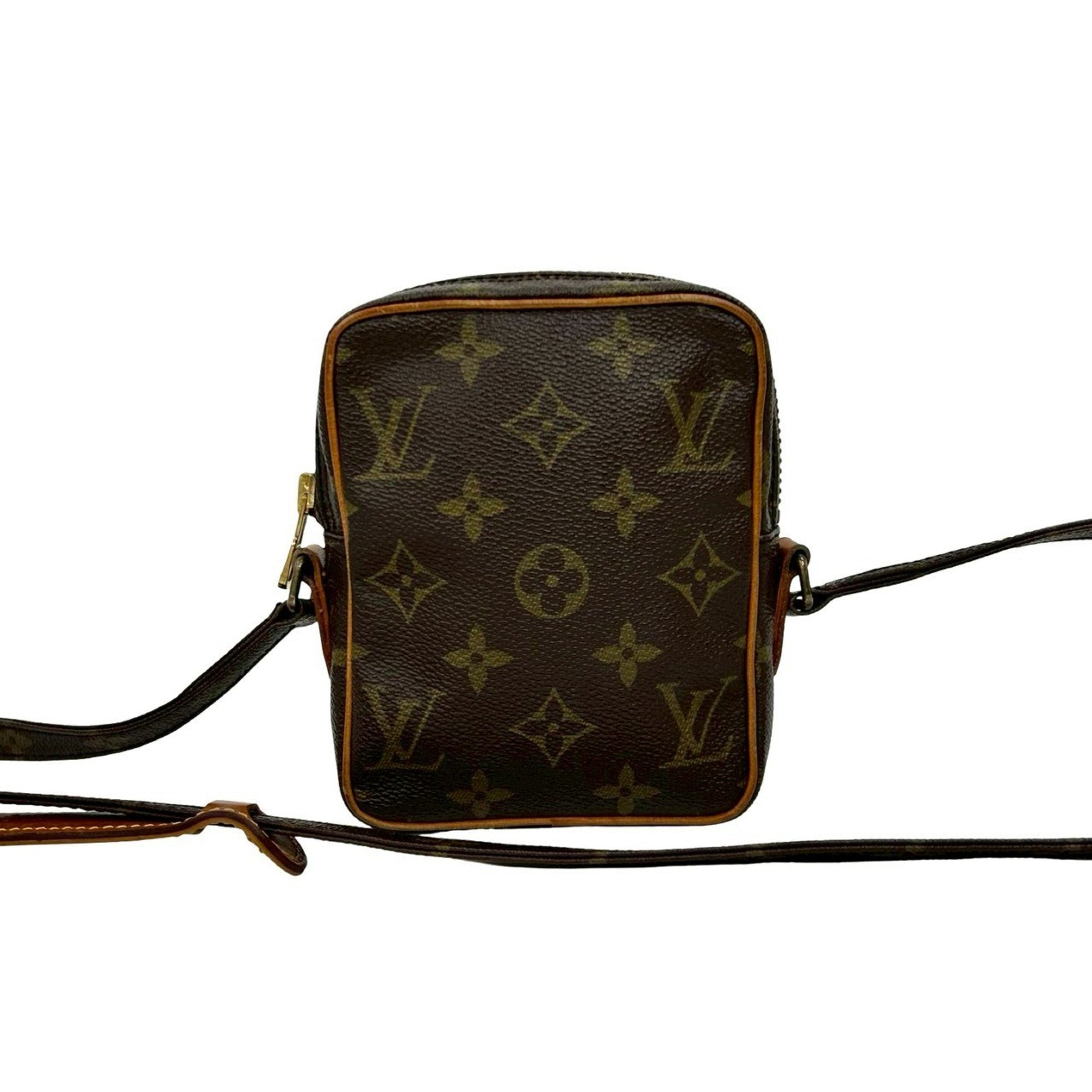 Louis Vuitton Brown Leather Pvc Pochette Shoulder Bag (Pre-Owned)
