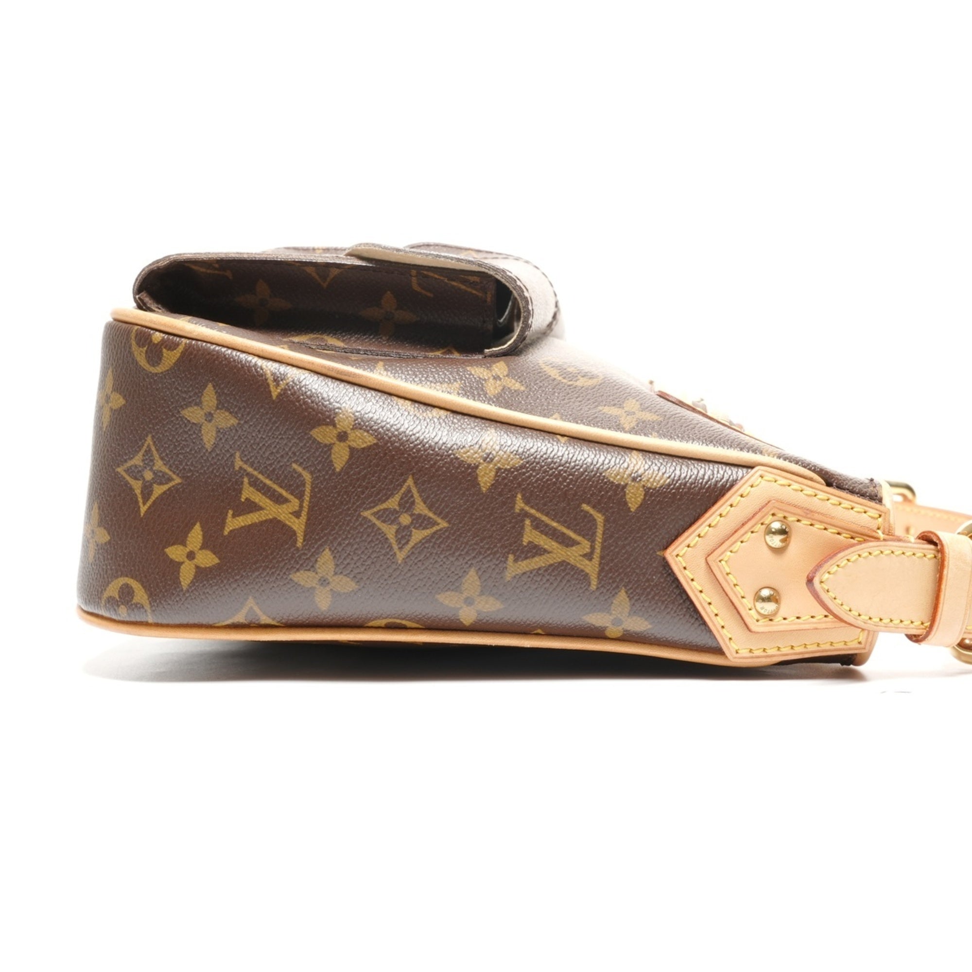 Louis Vuitton Brown Monogram Shoulder Bag (Pre-Owned)