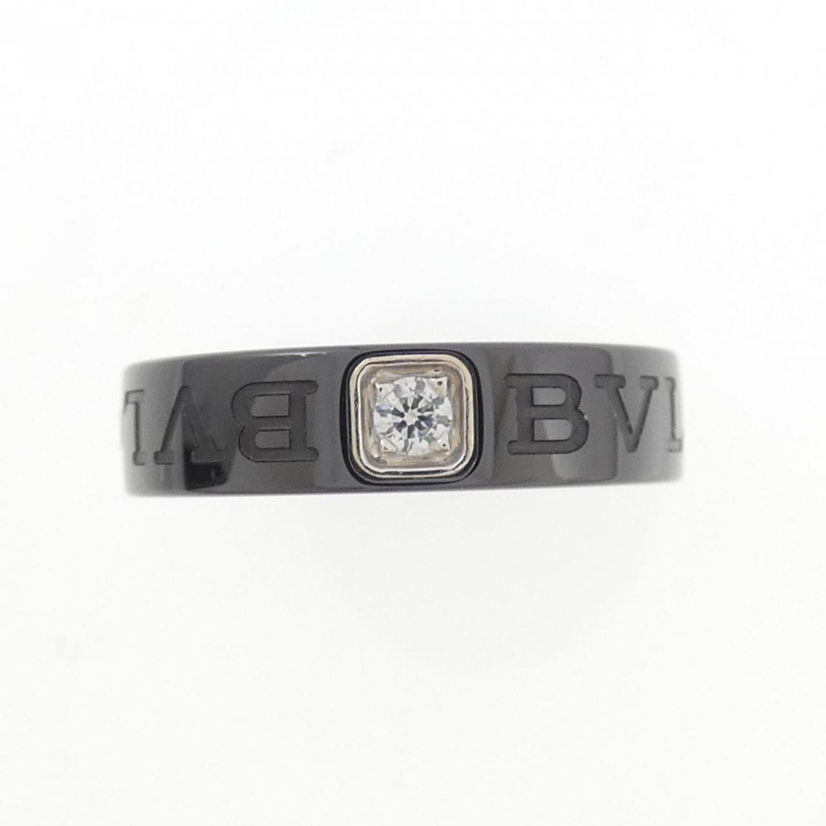 Bvlgari White Gold (18K) Ceramic Band Ring (Pre-Owned)