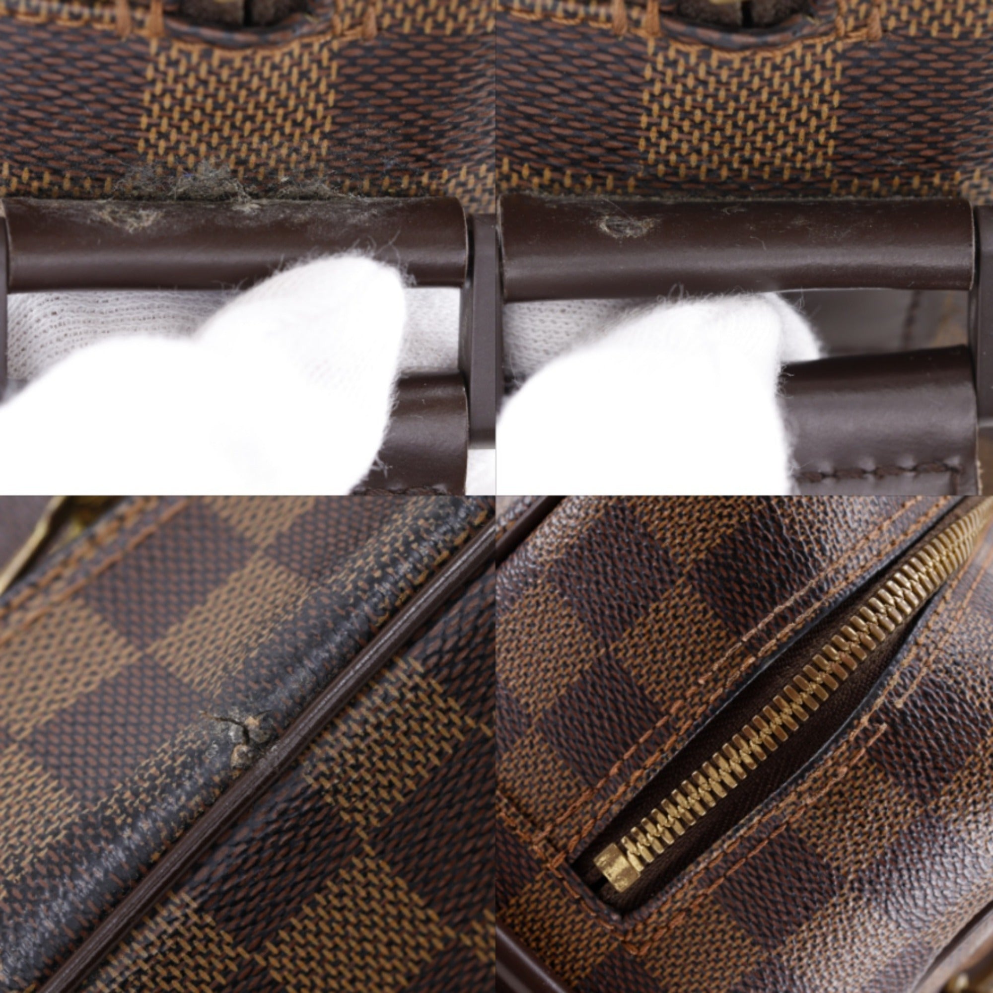 Louis Vuitton Brown Damier Canvas Shoulder Bag (Pre-Owned)