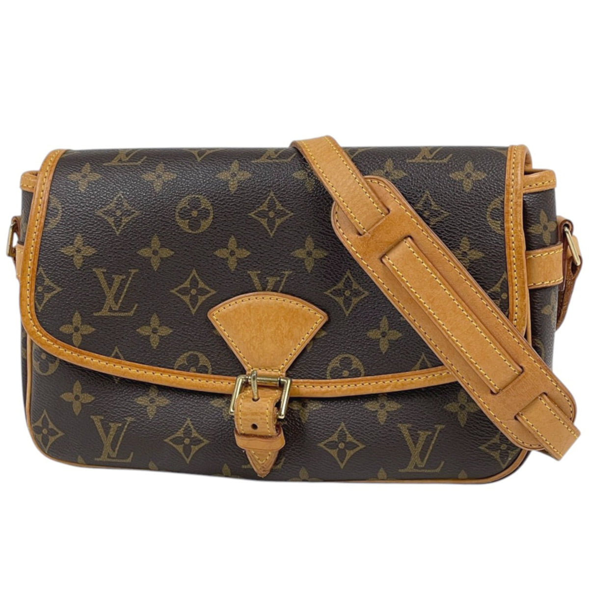Louis Vuitton Brown Monogram Shoulder Bag (Pre-Owned)