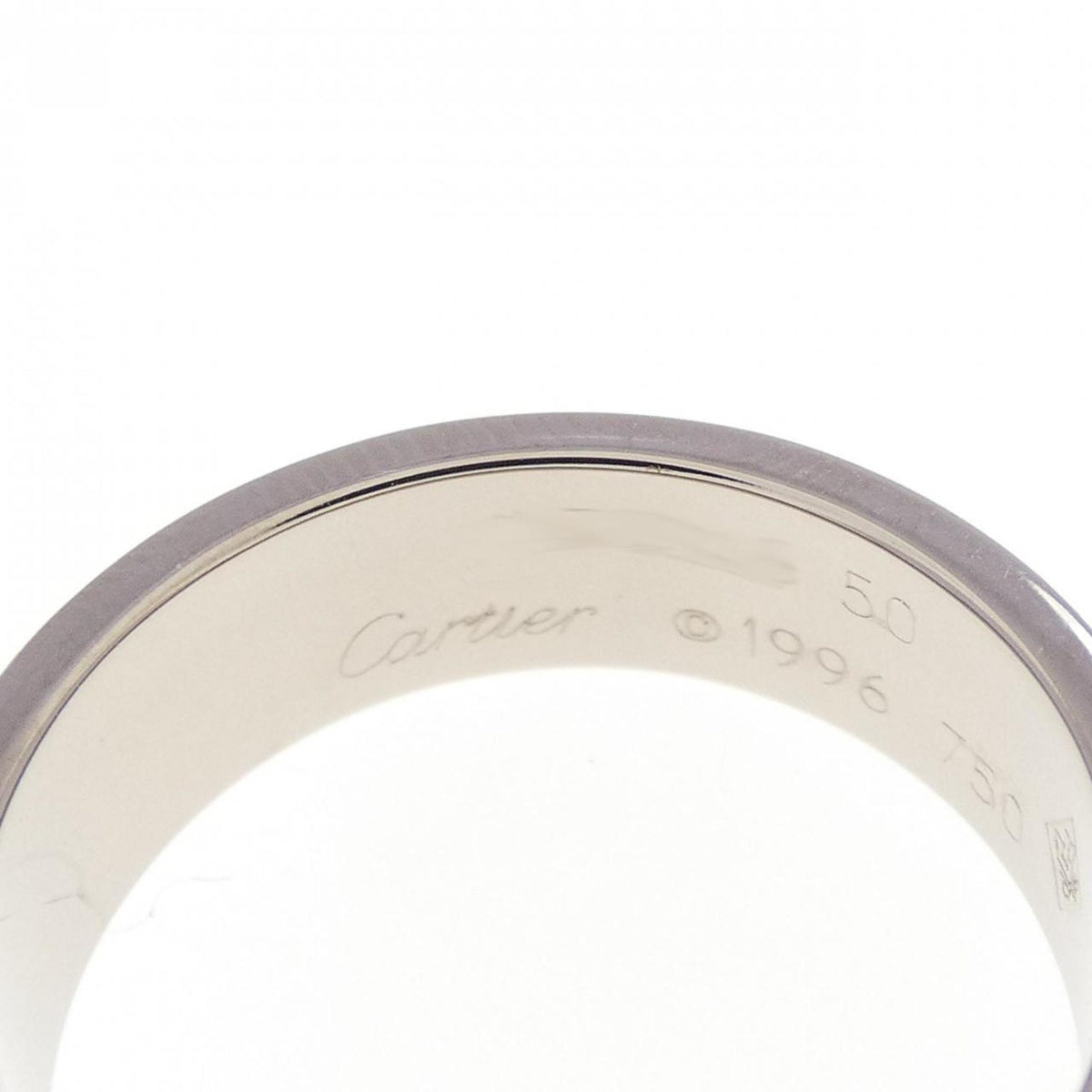 Cartier White Gold White Gold (18K) Band Ring (Pre-Owned)