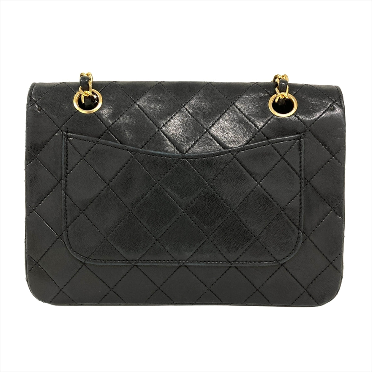 Chanel Black Leather Shoulder Bag (Pre-Owned)