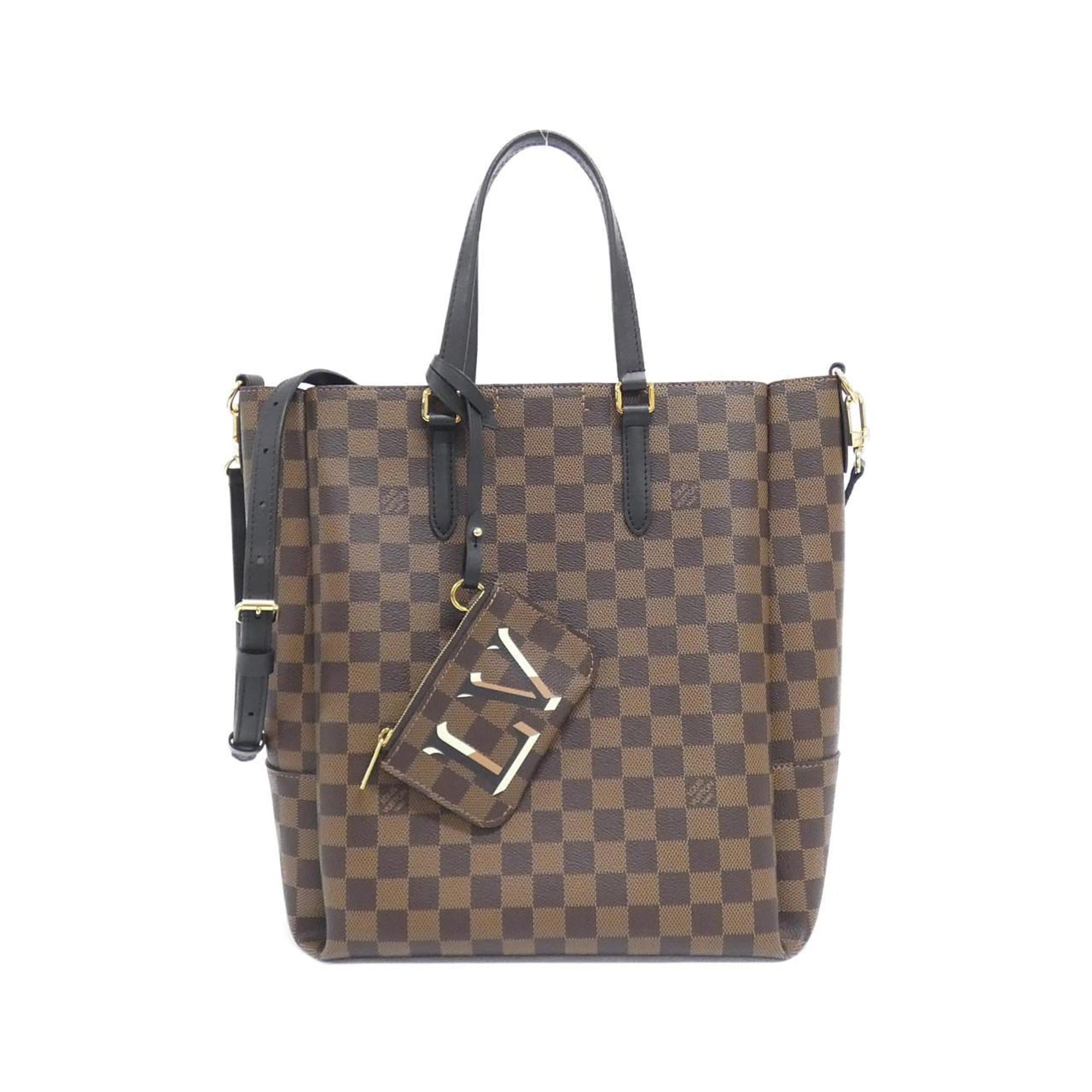 Louis Vuitton Brown Coated Canvas Handbag (Pre-Owned)