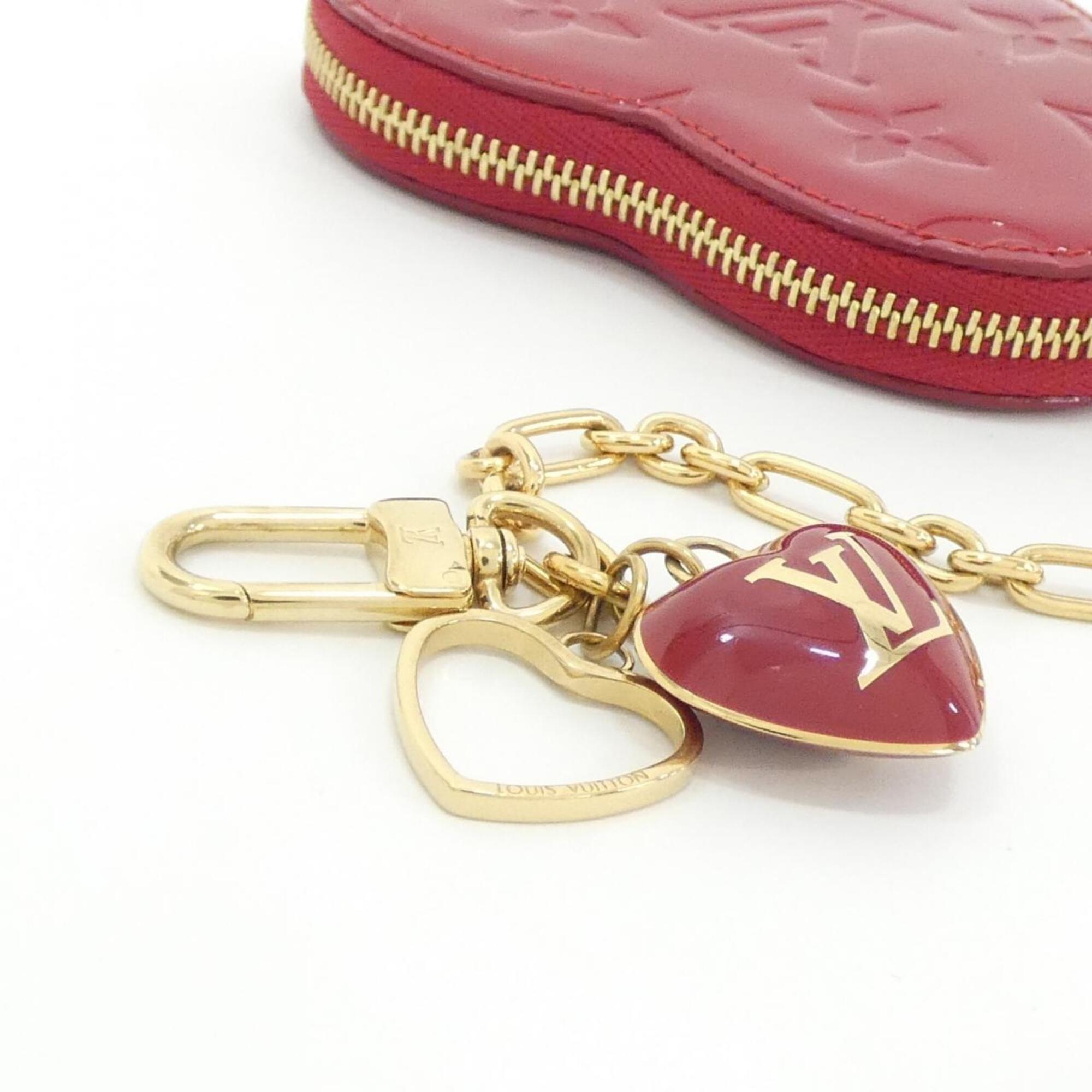 Louis Vuitton Pomme D'amour Red Color Leather Coin Purse/Coin Case (Pre-Owned)