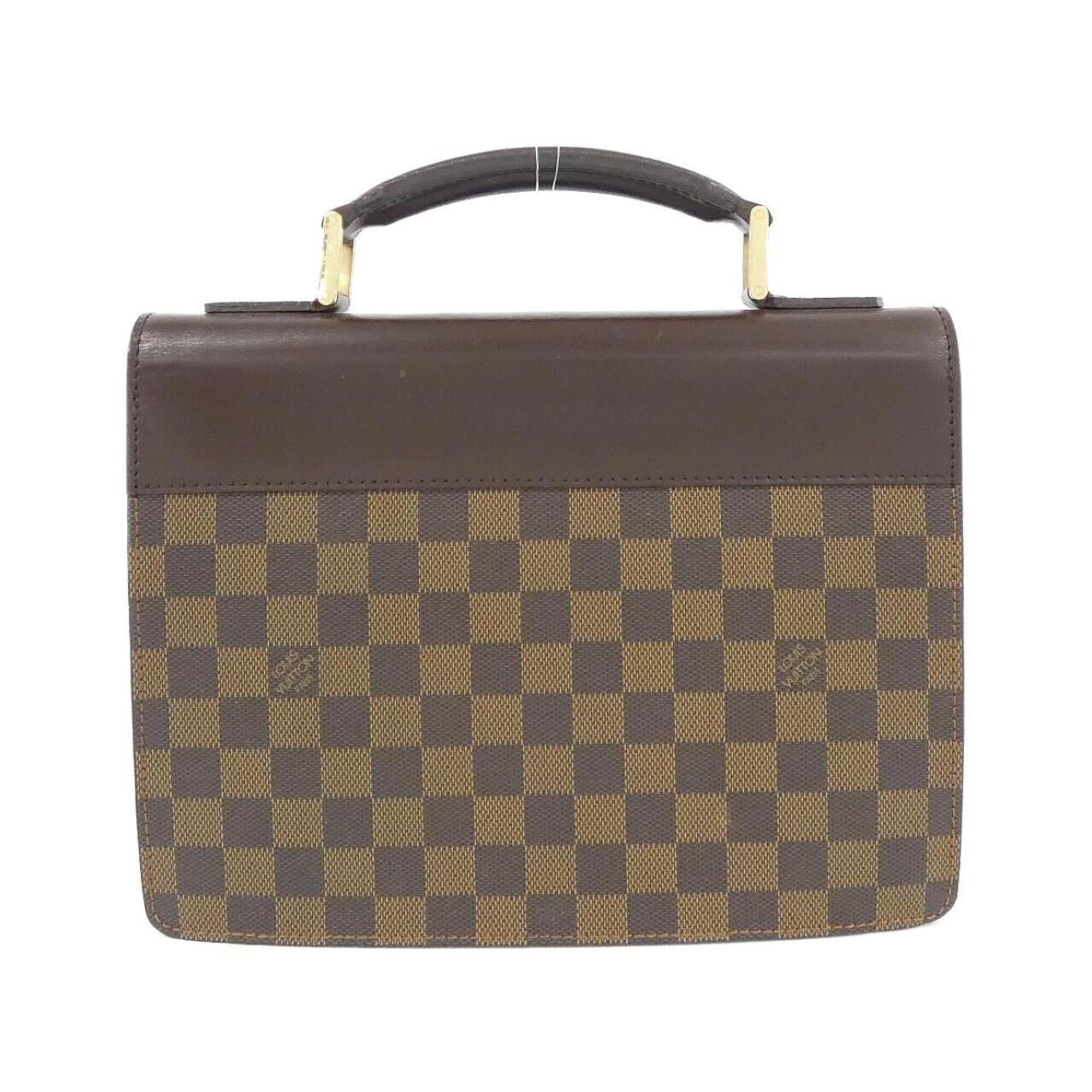 Louis Vuitton Damier Canvas Ebene Damier Canvas Handbag (Pre-Owned)