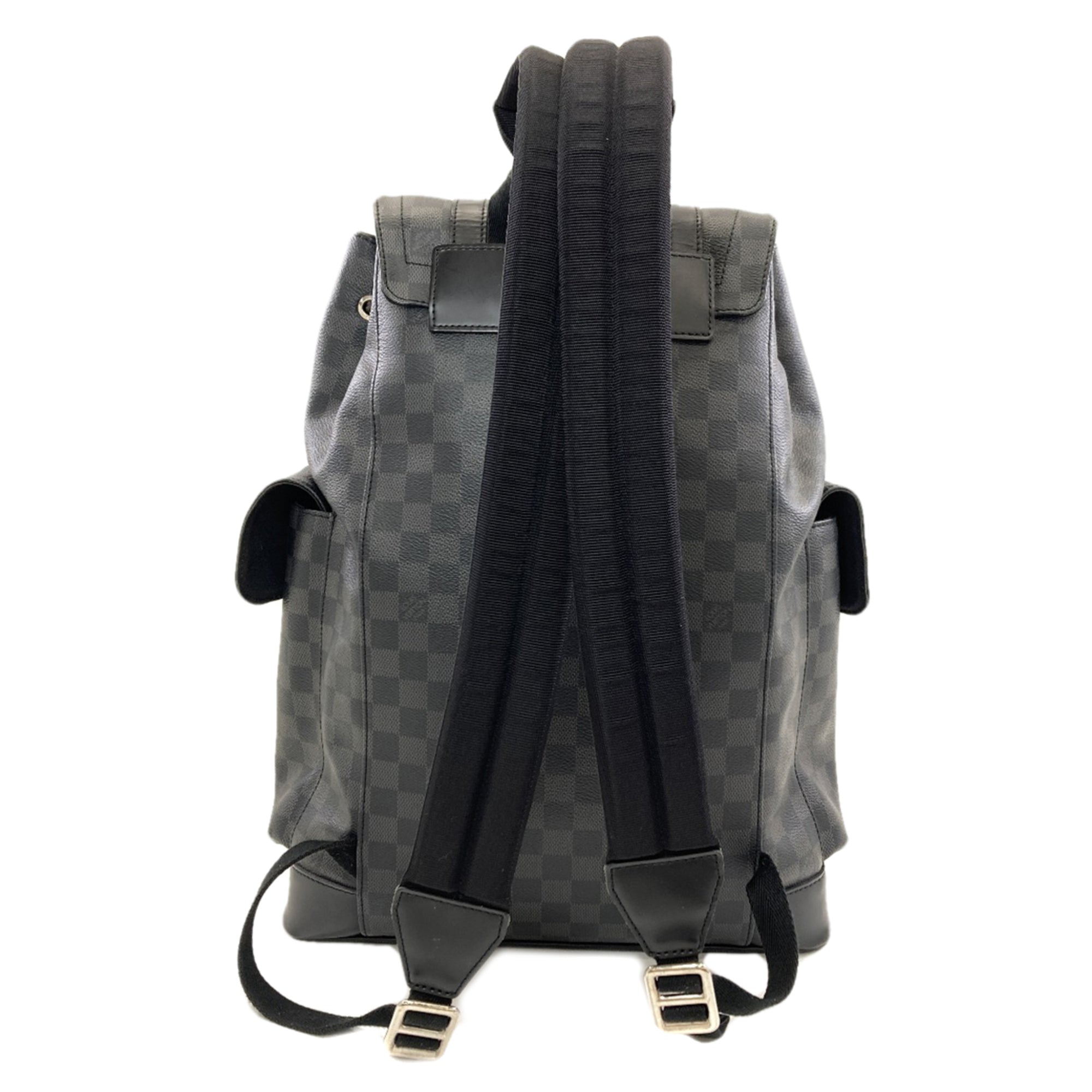 Louis Vuitton Damier Graphite Damier Graphite Damier Canvas Backpack (Pre-Owned)