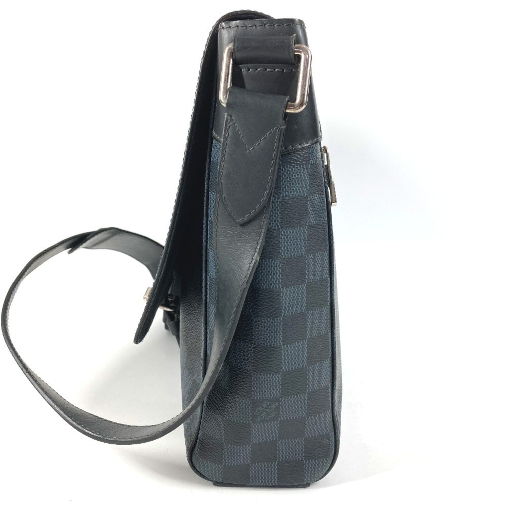 Louis Vuitton Damier Cobalt Navy Messenger Bag Shoulder Bag (Pre-Owned)