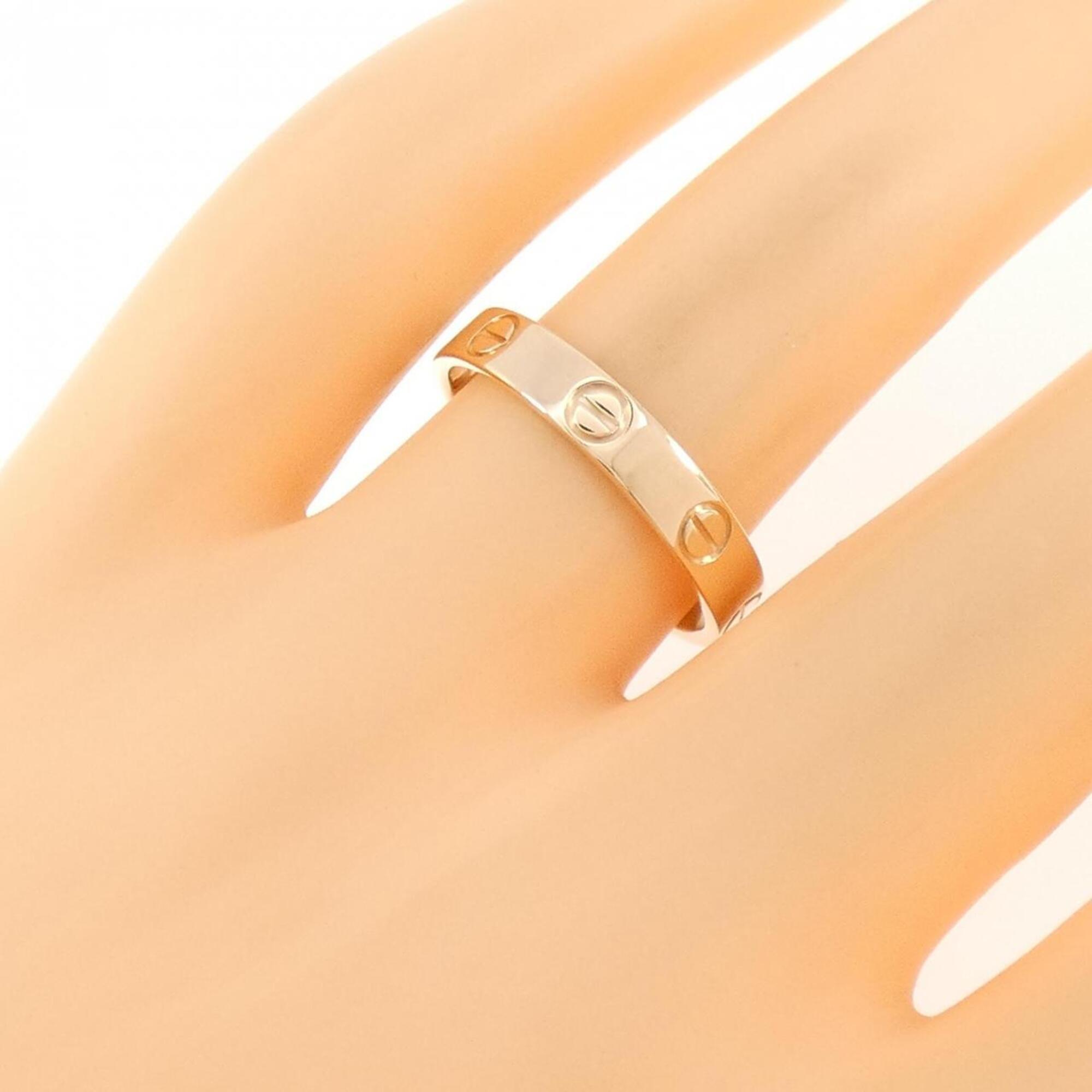 Cartier Love Pink Gold (18K) Band Ring (Pre-Owned)
