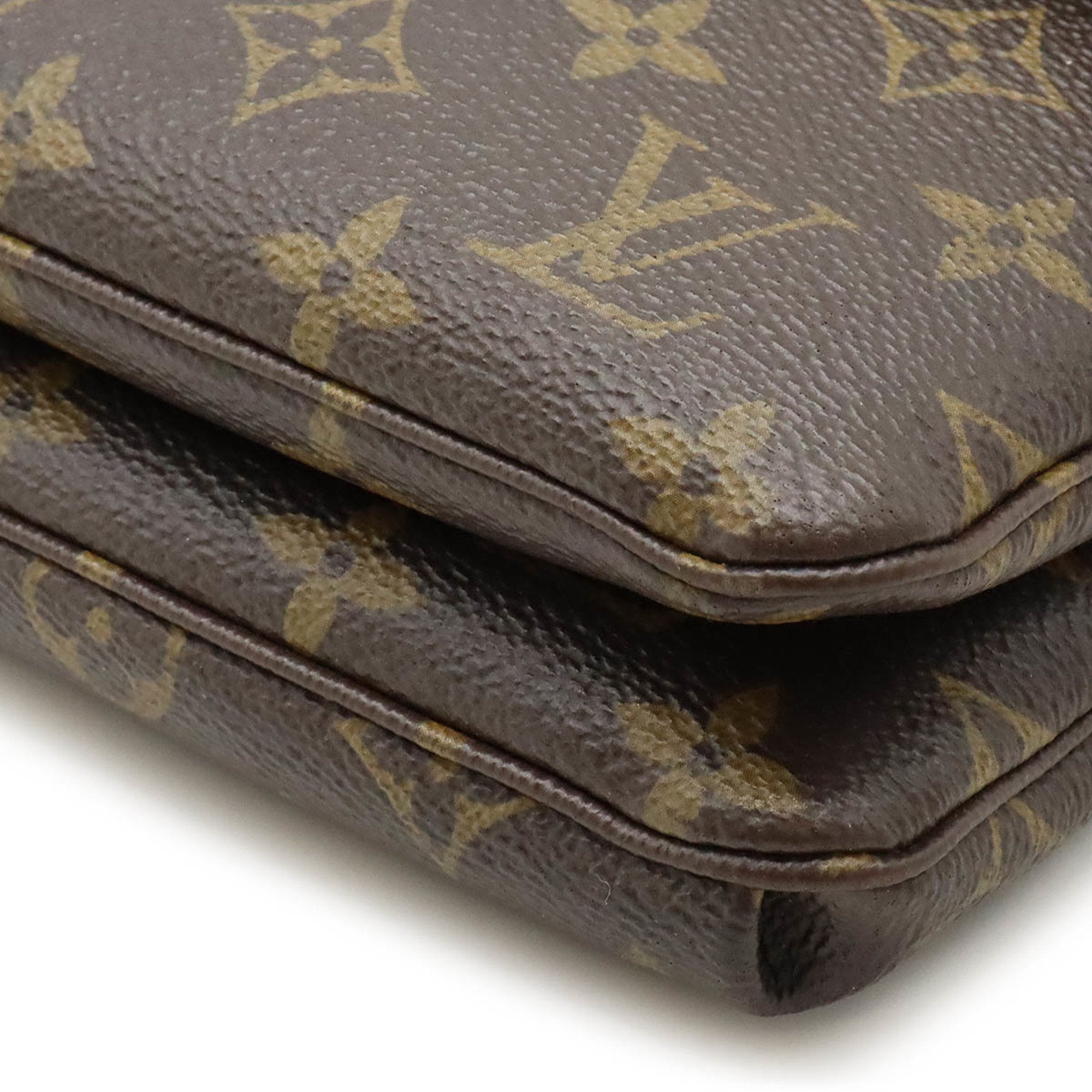 Louis Vuitton Monogram Noir Monogram Pochette Shoulder Bag (Pre-Owned)