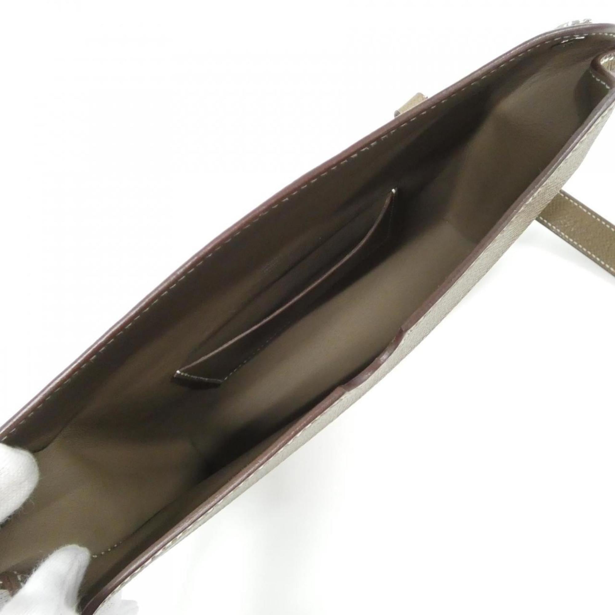 Hermes Beige Etoupe Gray Epsom Leather Shoulder Bag (Pre-Owned)