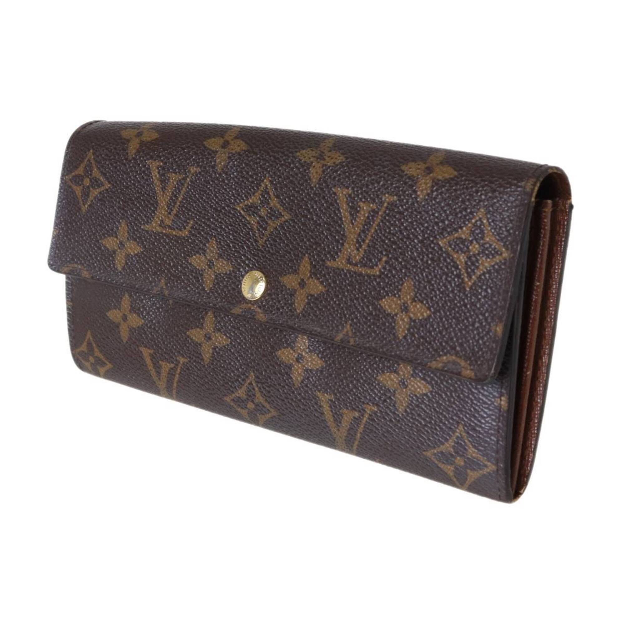 Louis Vuitton Monogram Brown Monogram Long Wallet (Bi-Fold) (Pre-Owned)