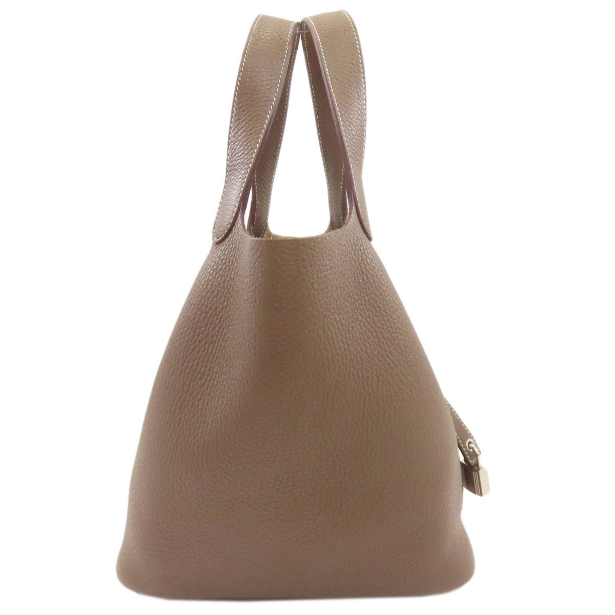 Hermes Etoupe Gray Handbag (Pre-Owned)
