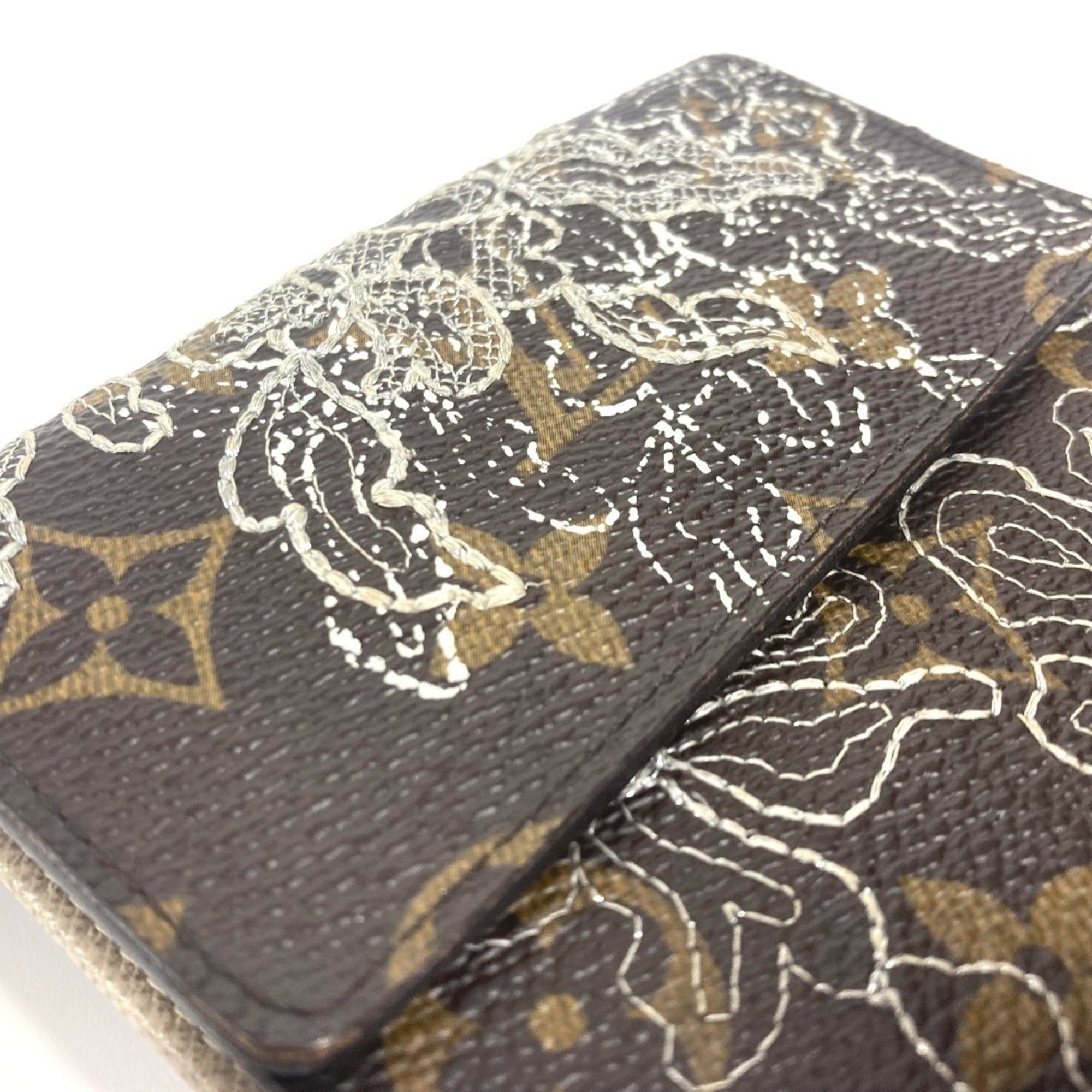 Louis Vuitton Brown Monogram Wallet (Tri-Fold) (Pre-Owned)