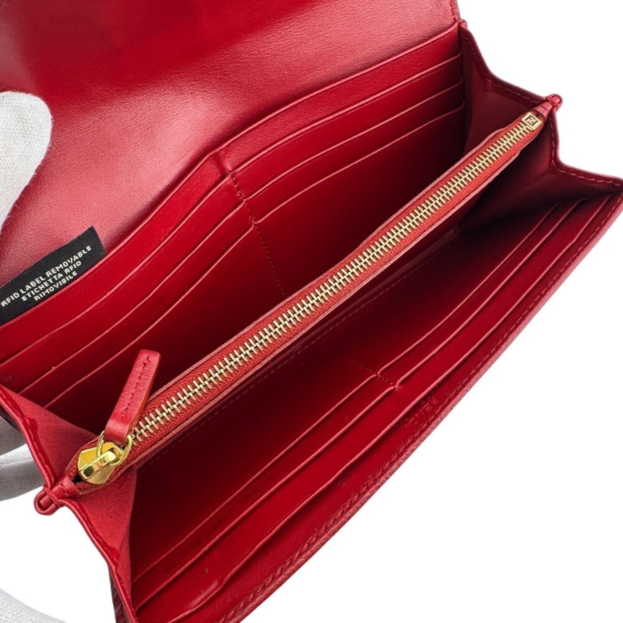 Fendi Red Color Leather (Pre-Owned)