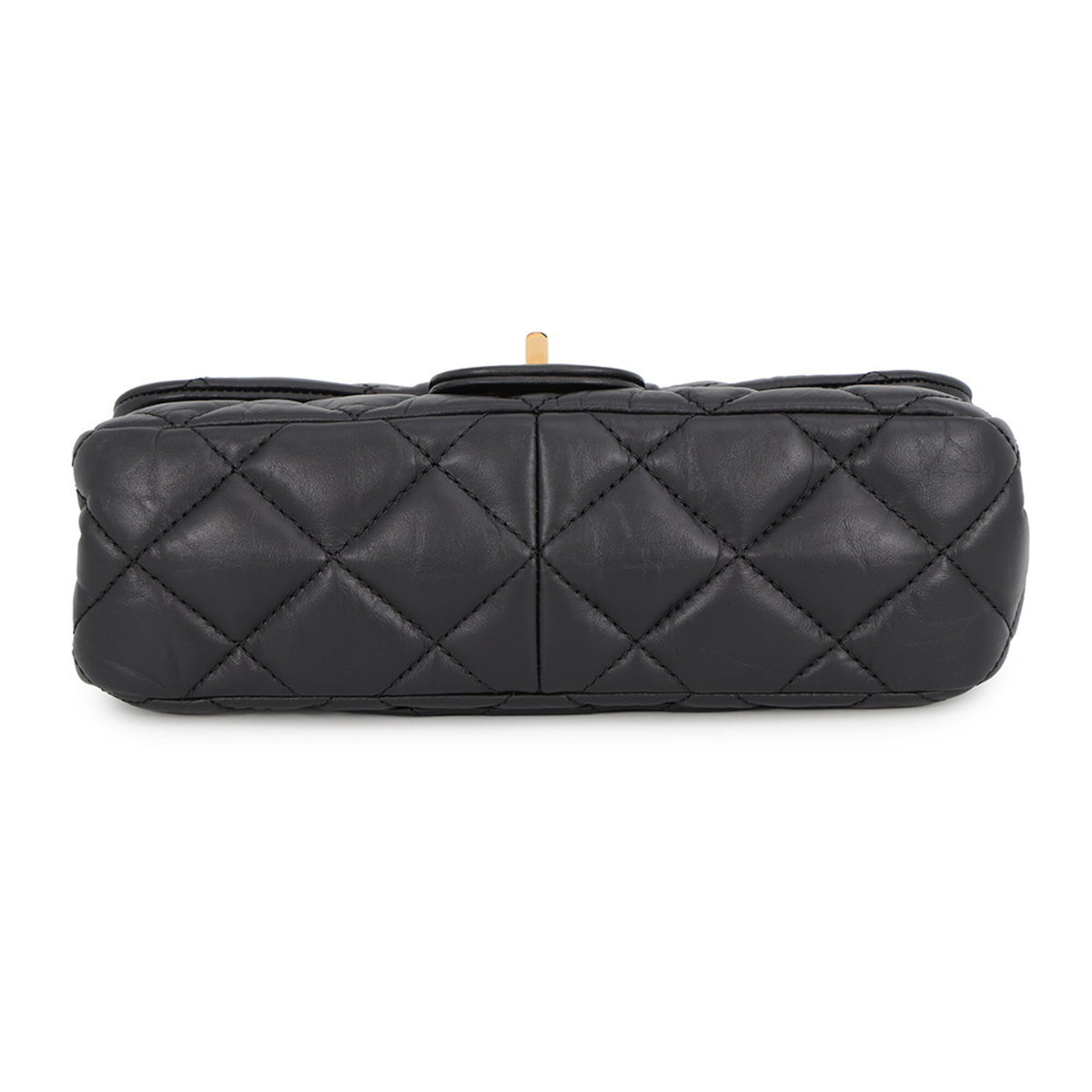 Chanel Matelasse Black Leather Handbag Shoulder Bag (Pre-Owned)