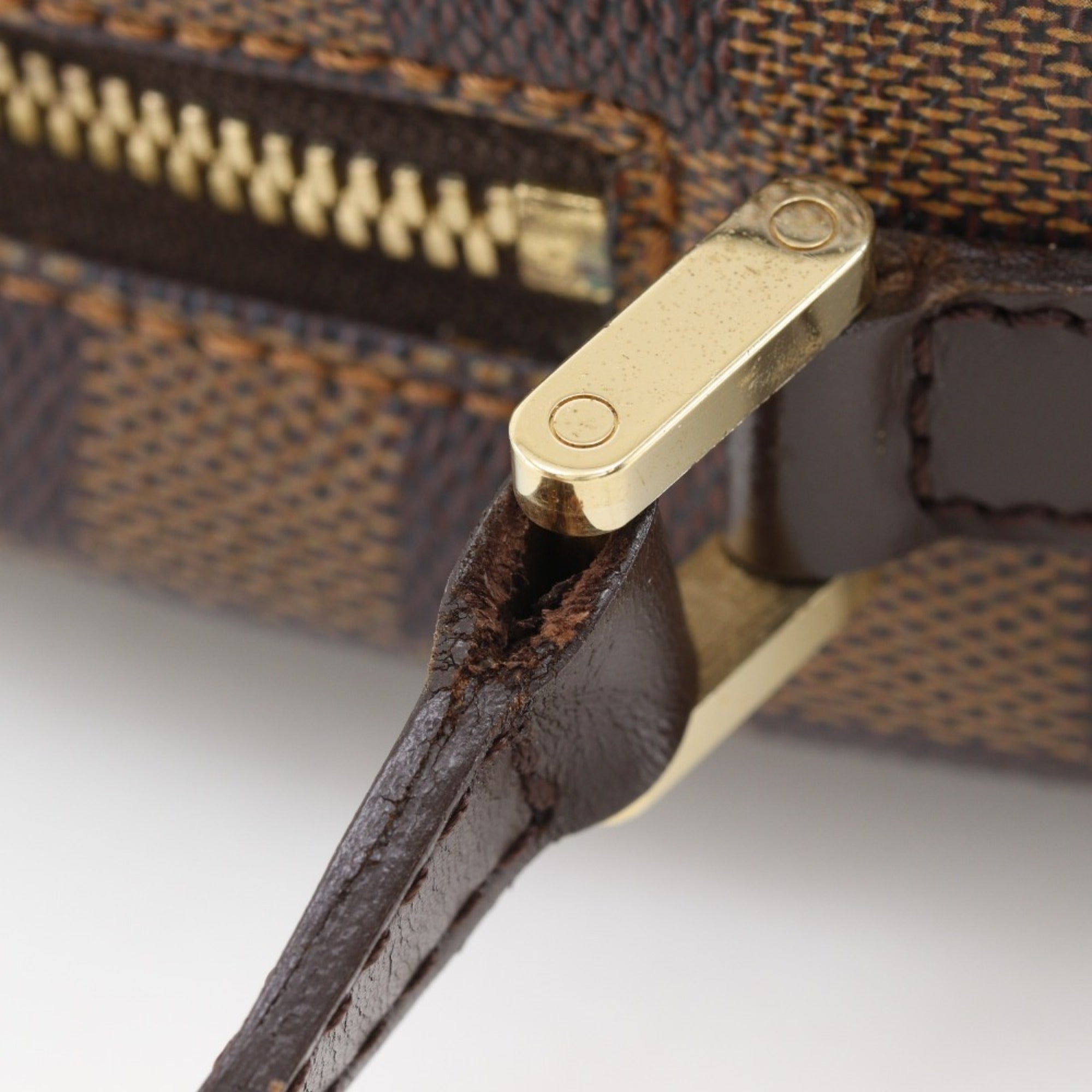 Louis Vuitton Damier Brown Damier Canvas Shoulder Bag (Pre-Owned)