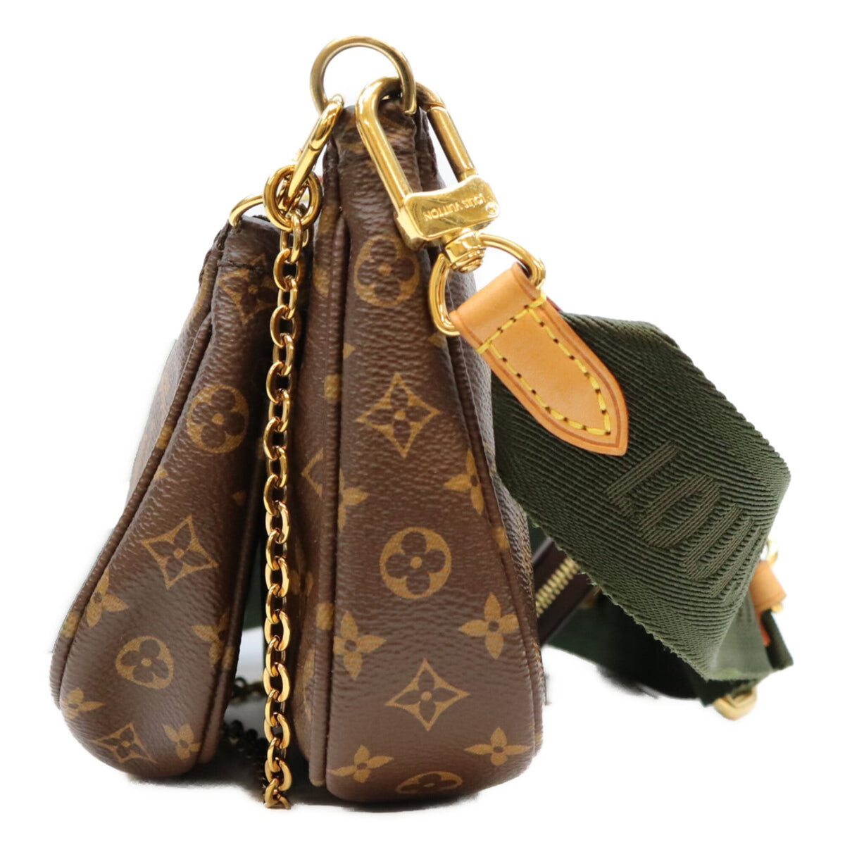 Louis Vuitton Brown Khaki Monogram Shoulder Bag (Pre-Owned)