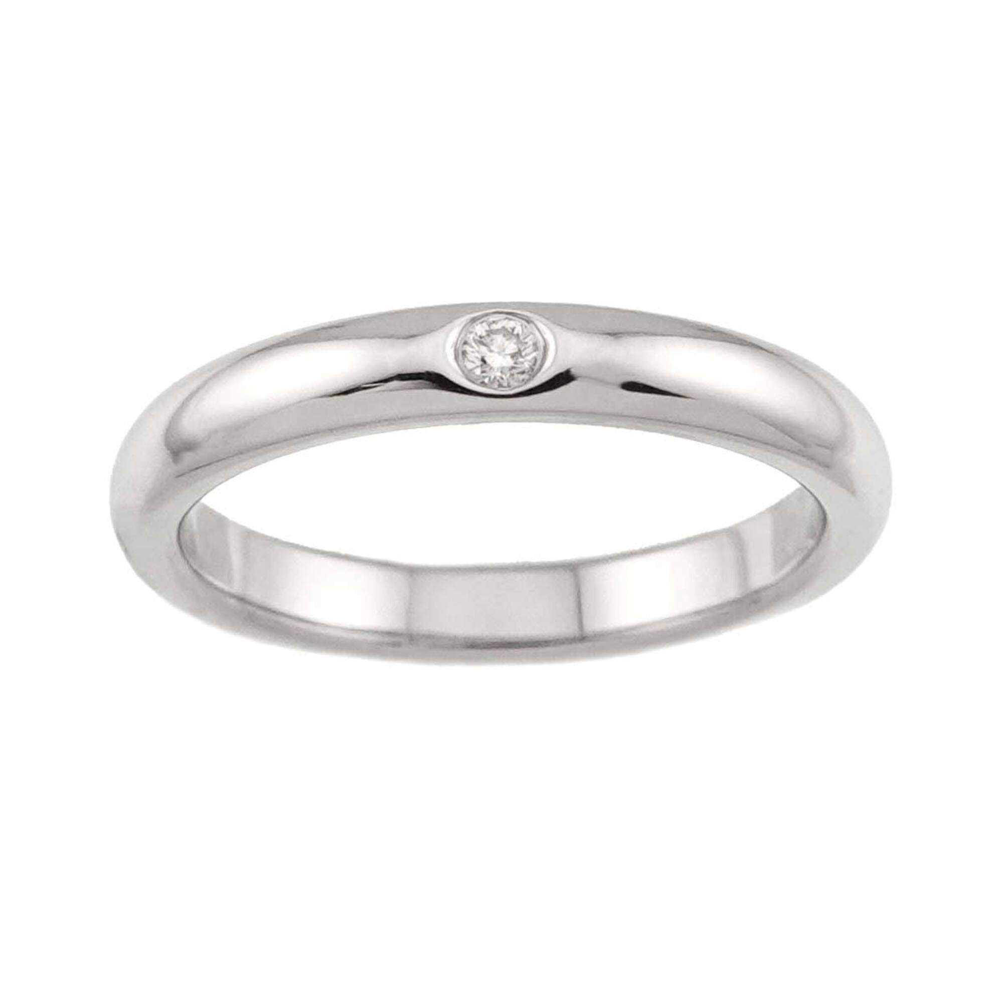 Tiffany Platinum Platinum 950 Band Ring (Pre-Owned)