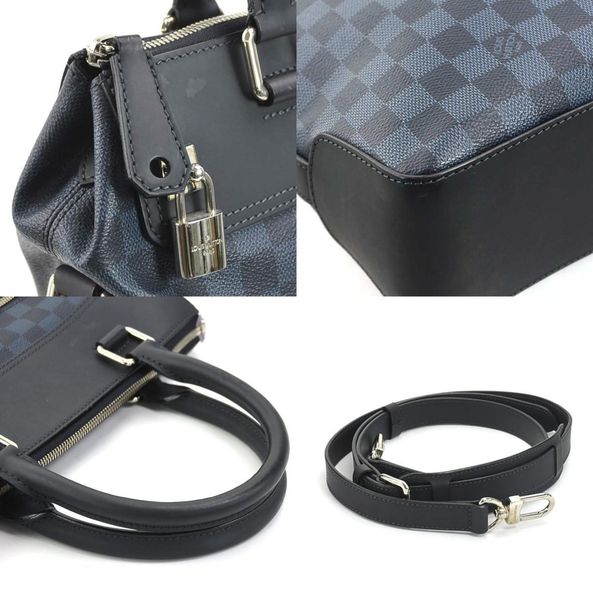Louis Vuitton Damier Cobalt Damier Cobalt Navy Leather Handbag Shoulder Bag (Pre-Owned)