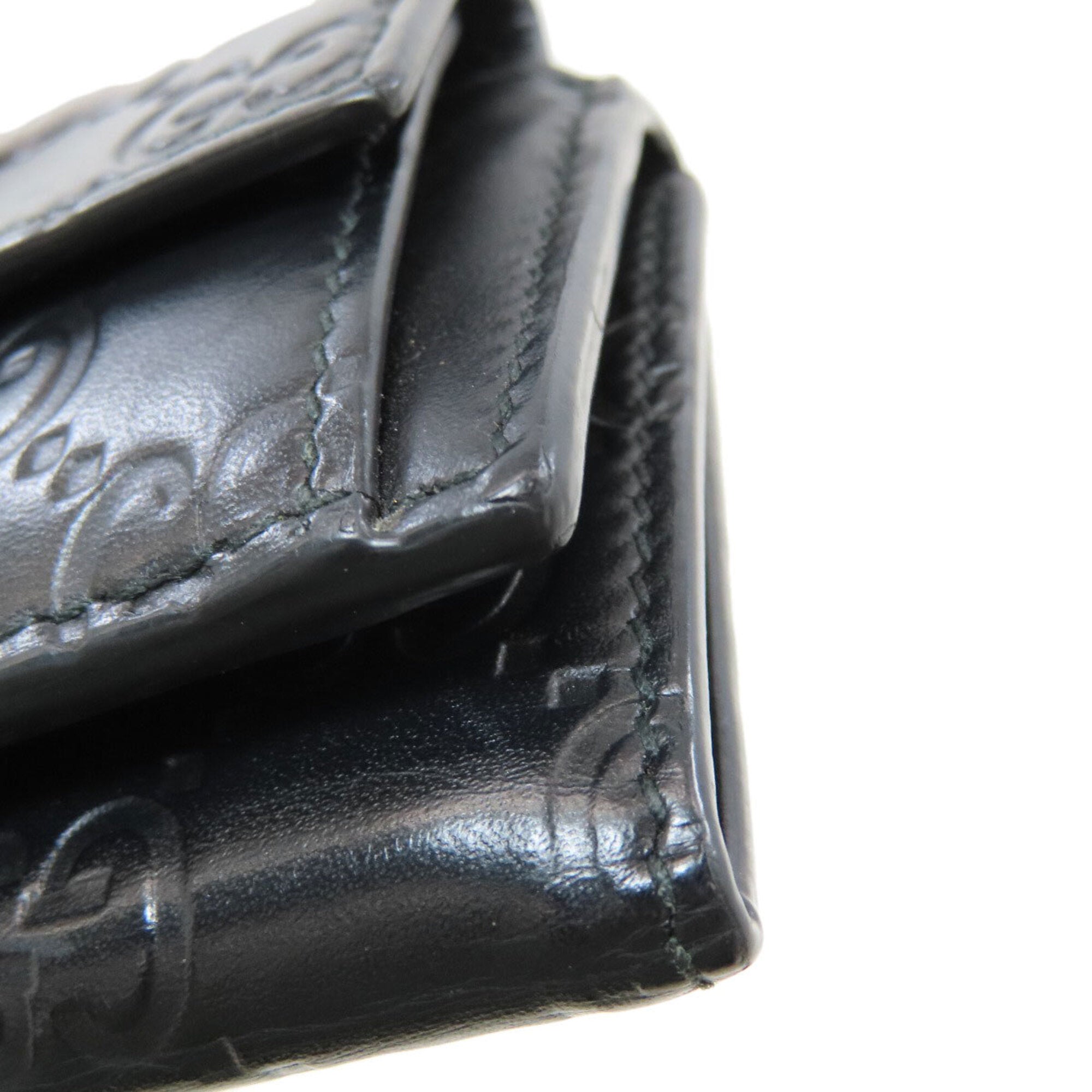 Gucci Black Leather Wallet (Tri-Fold) (Pre-Owned)