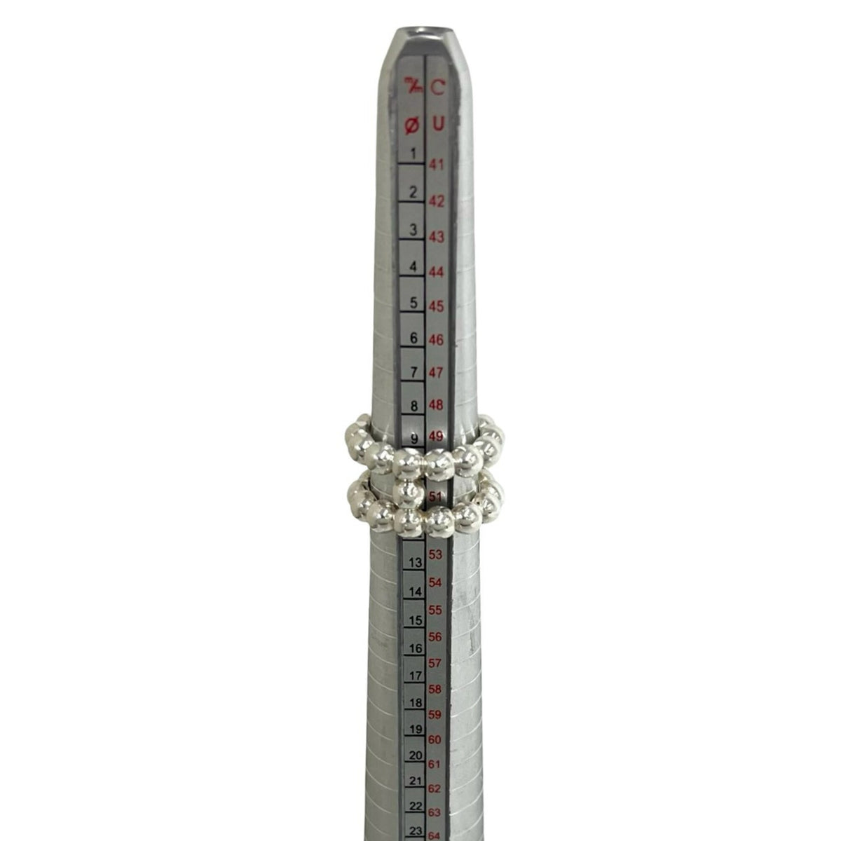 Hermes Silver Silver 925 Band Ring (Pre-Owned)