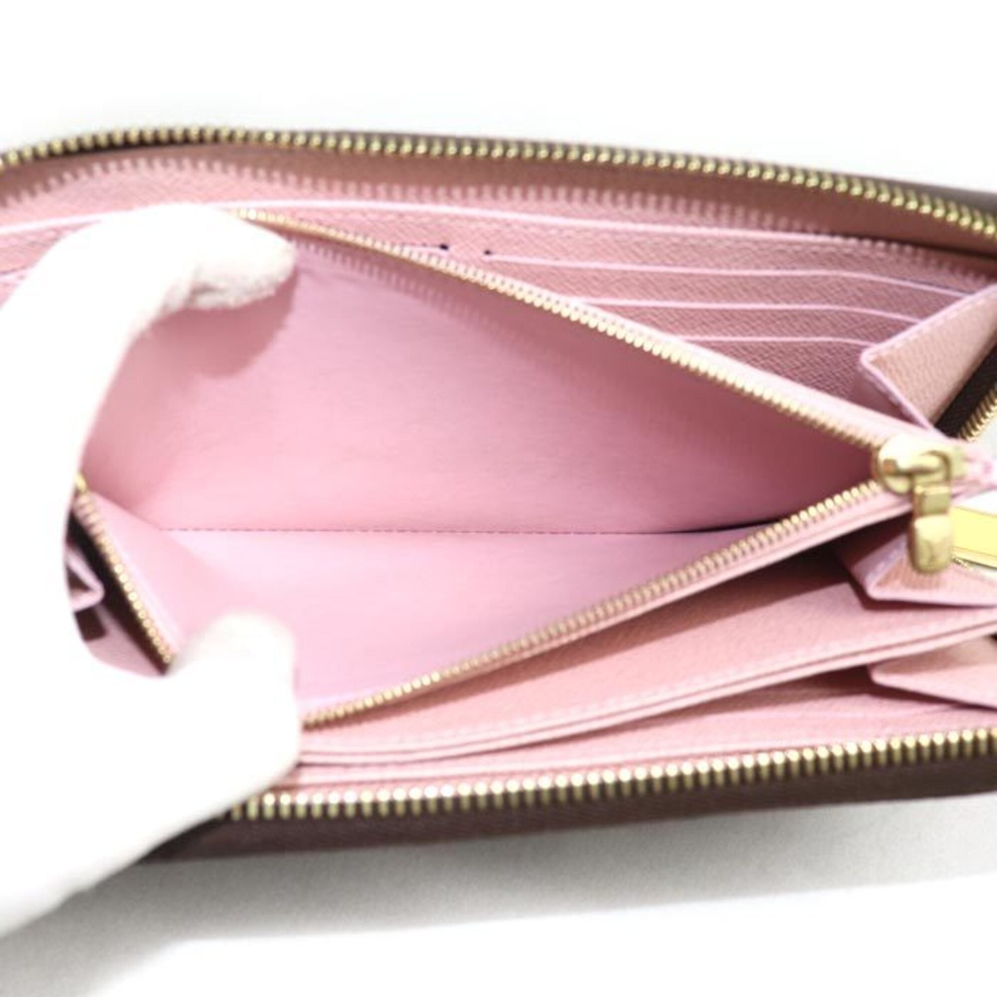 Louis Vuitton Brown Rose Ballerine Monogram Long Wallet (Bi-Fold) (Pre-Owned)