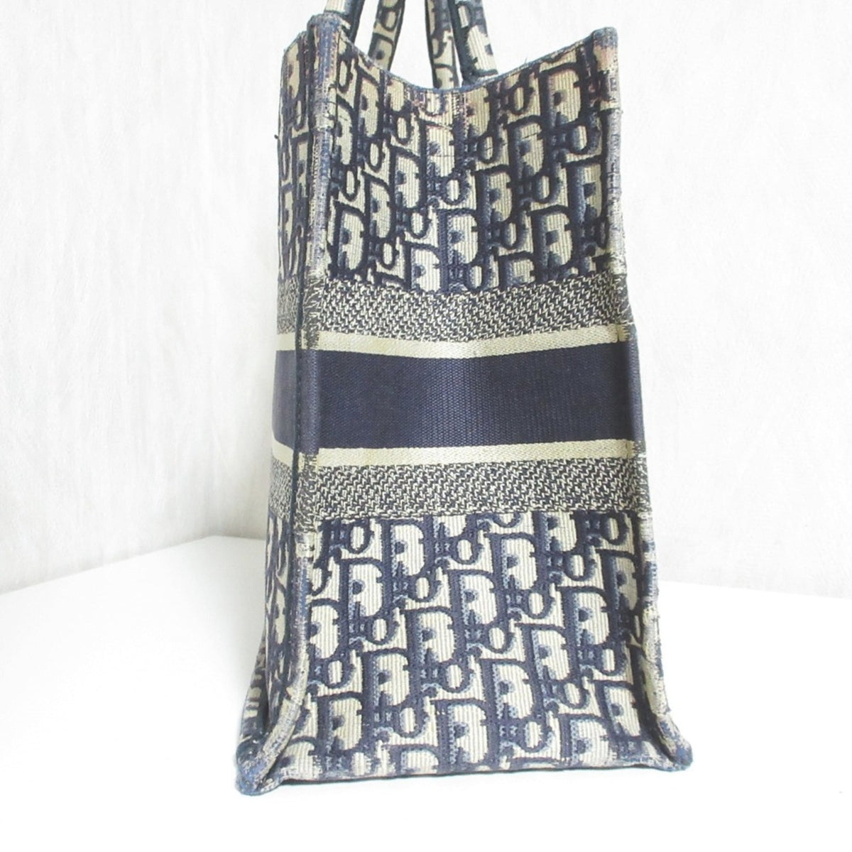 Christian Dior Navy Handbag Tote Bag (Pre-Owned)
